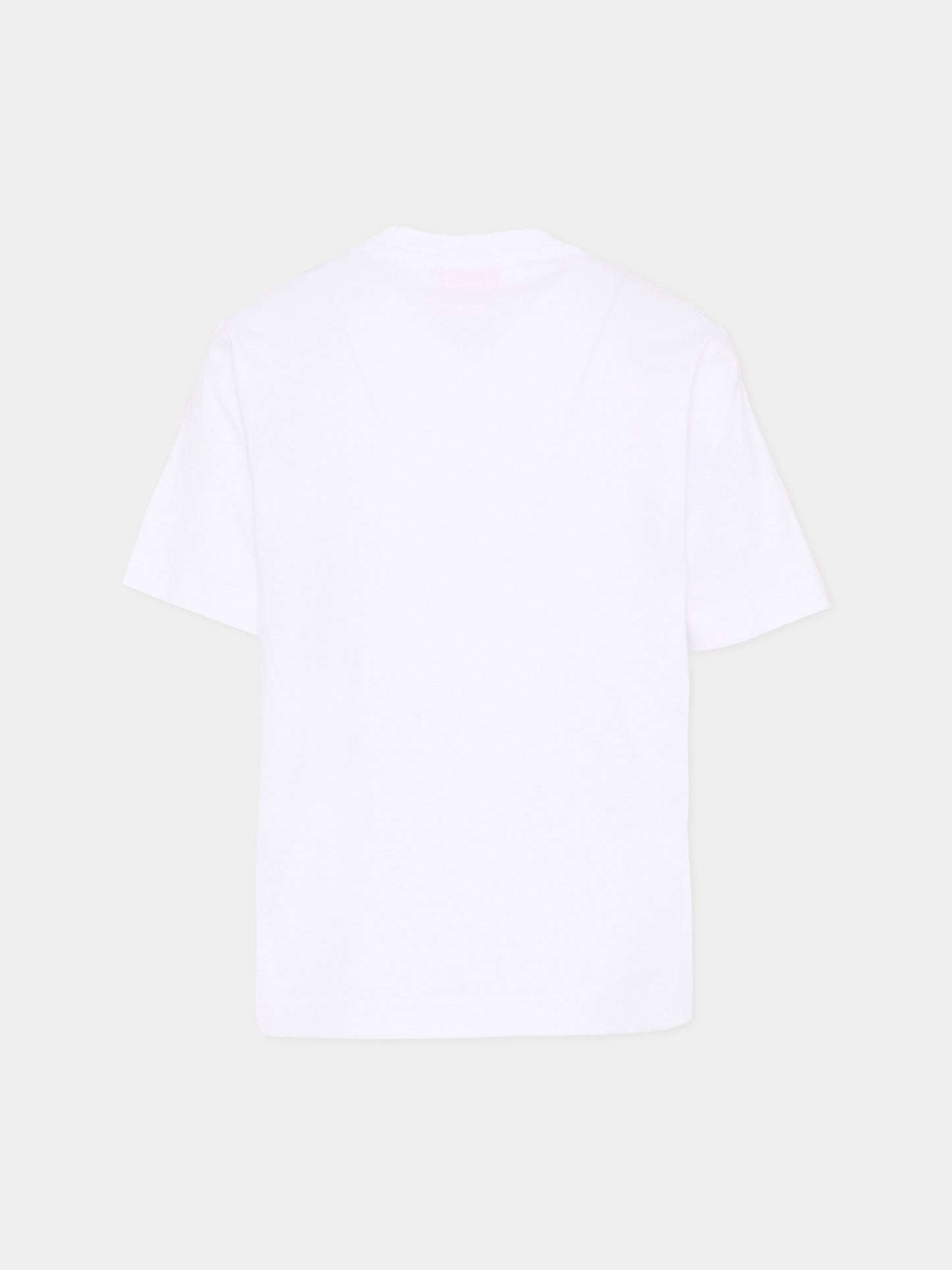 T-Shirt bianca Diesel per bambini logo,Diesel,J02869 KYA1M K100