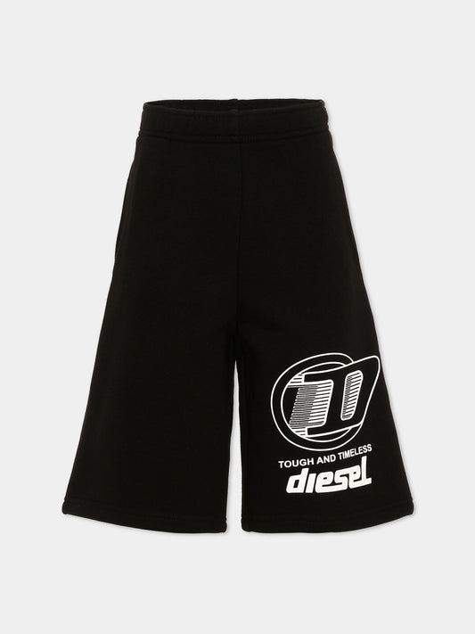 Black Diesel sports shorts for Kids