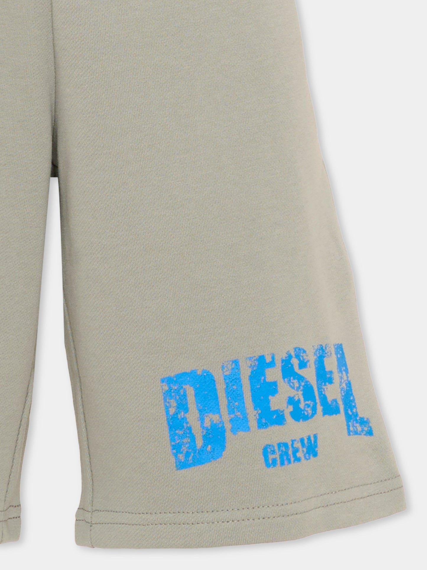 Shorts sportivi grigi Diesel per bambini,Diesel,J02874 KYA1N K917