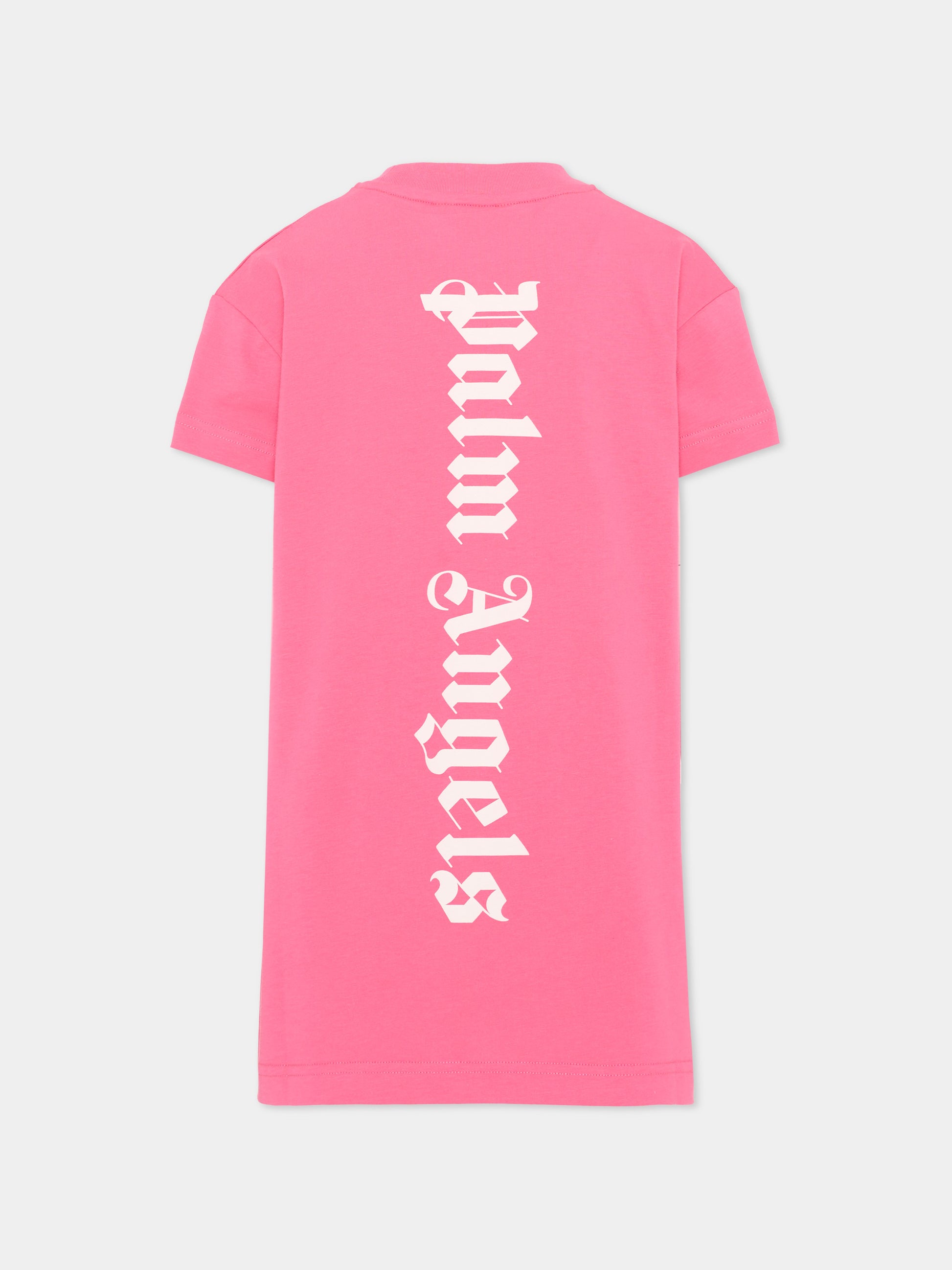 Vestito fucsia Palm Angels per bambina,Palm Angels,PGDB002S26JER001 044