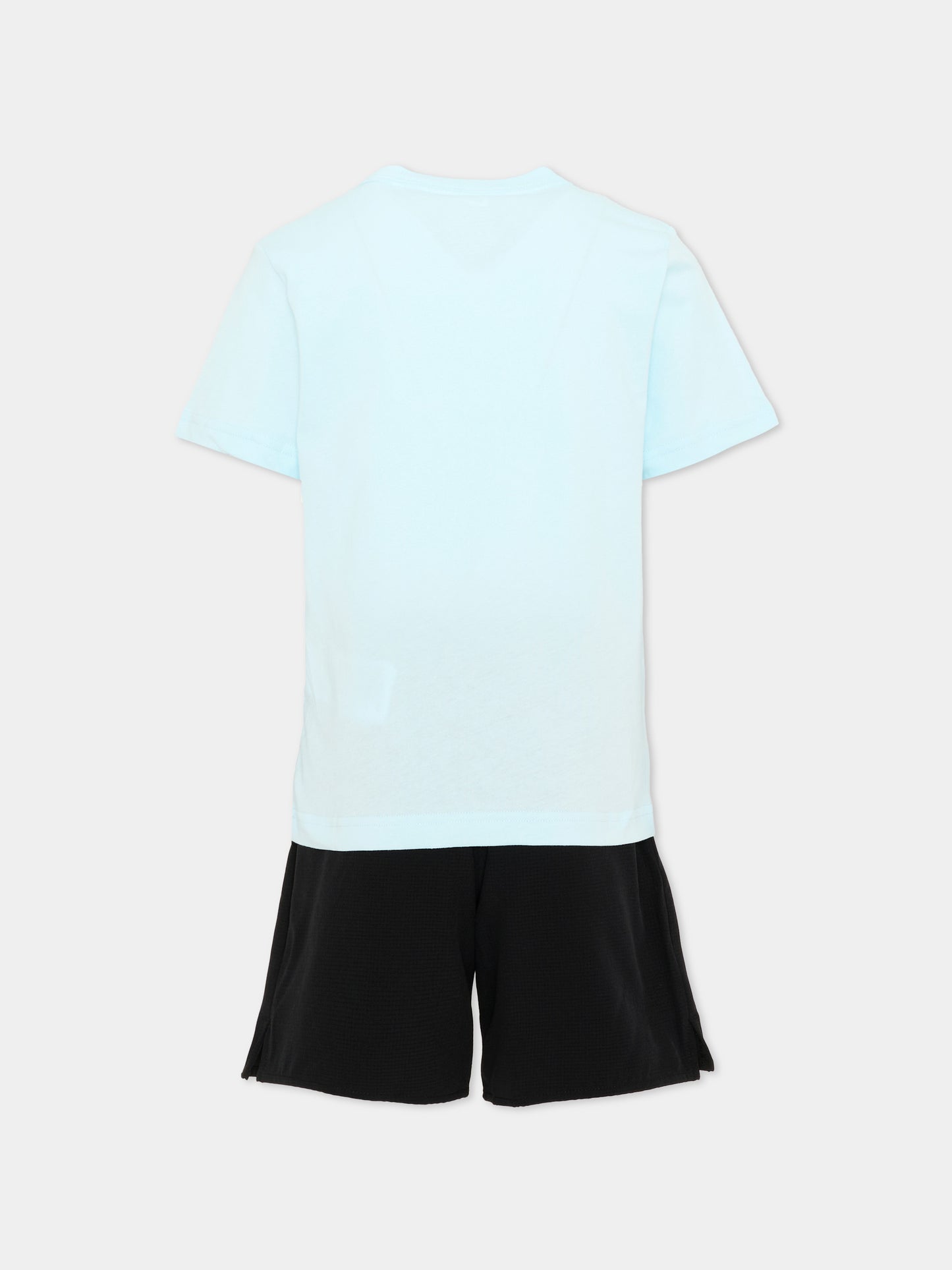 Completo sportivo celeste per bambino con logo,Nike,86M959 023