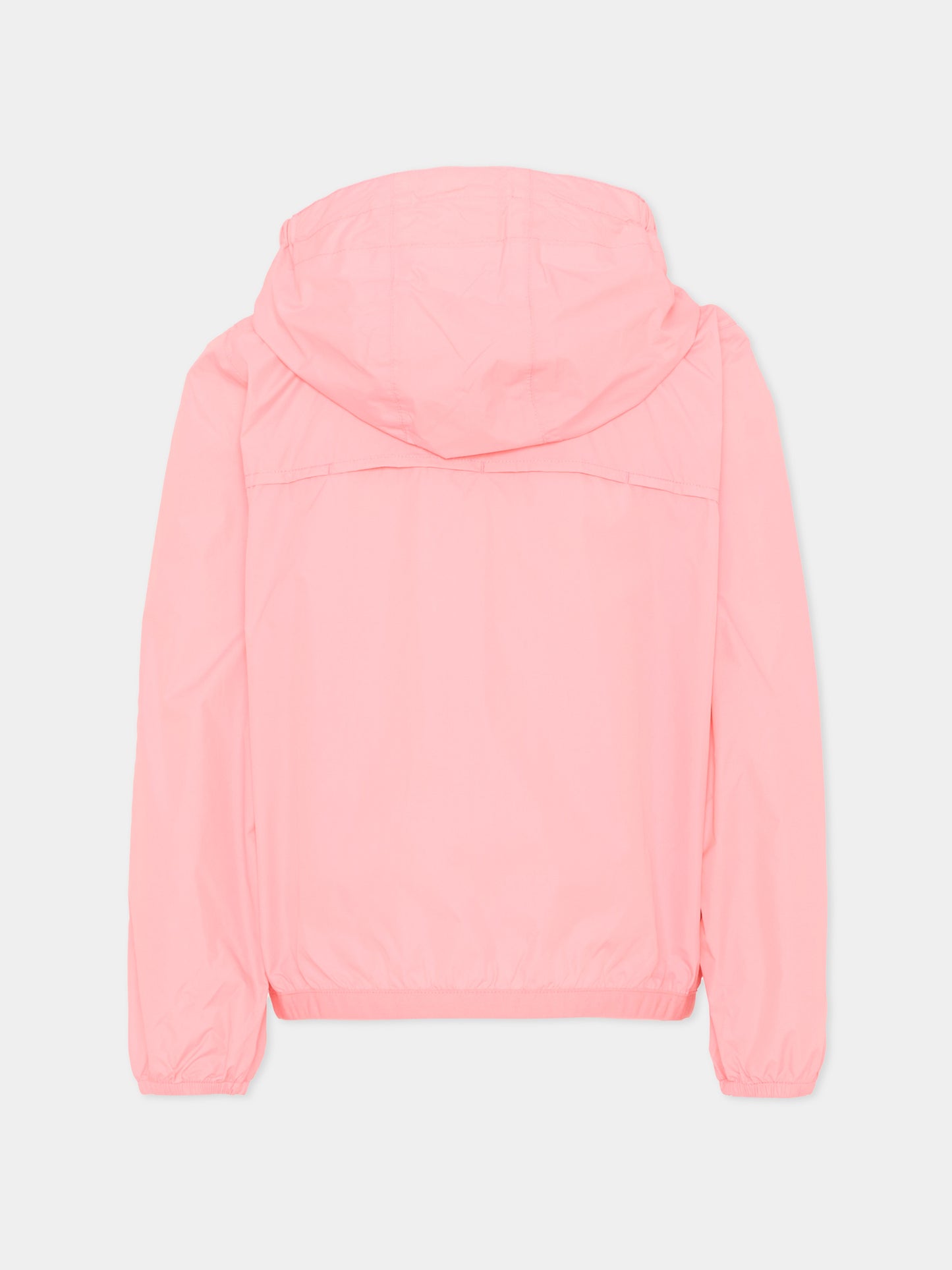 Giacca a vento rosa per bambina,K-way,K61336W Q28