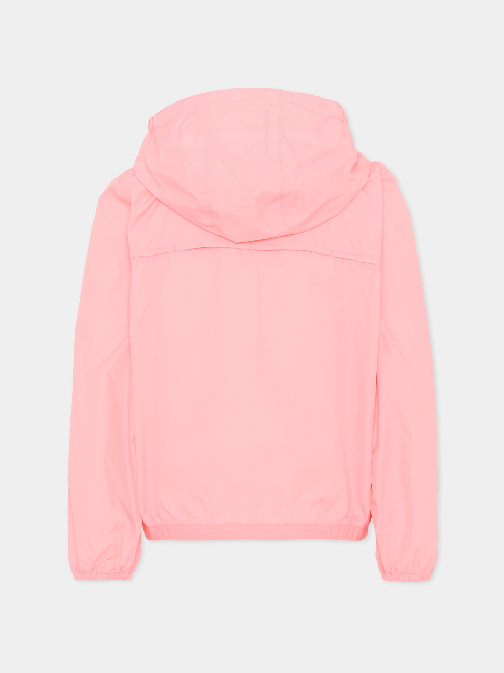 Giacca a vento rosa per bambina,K-way,K61336W Q28