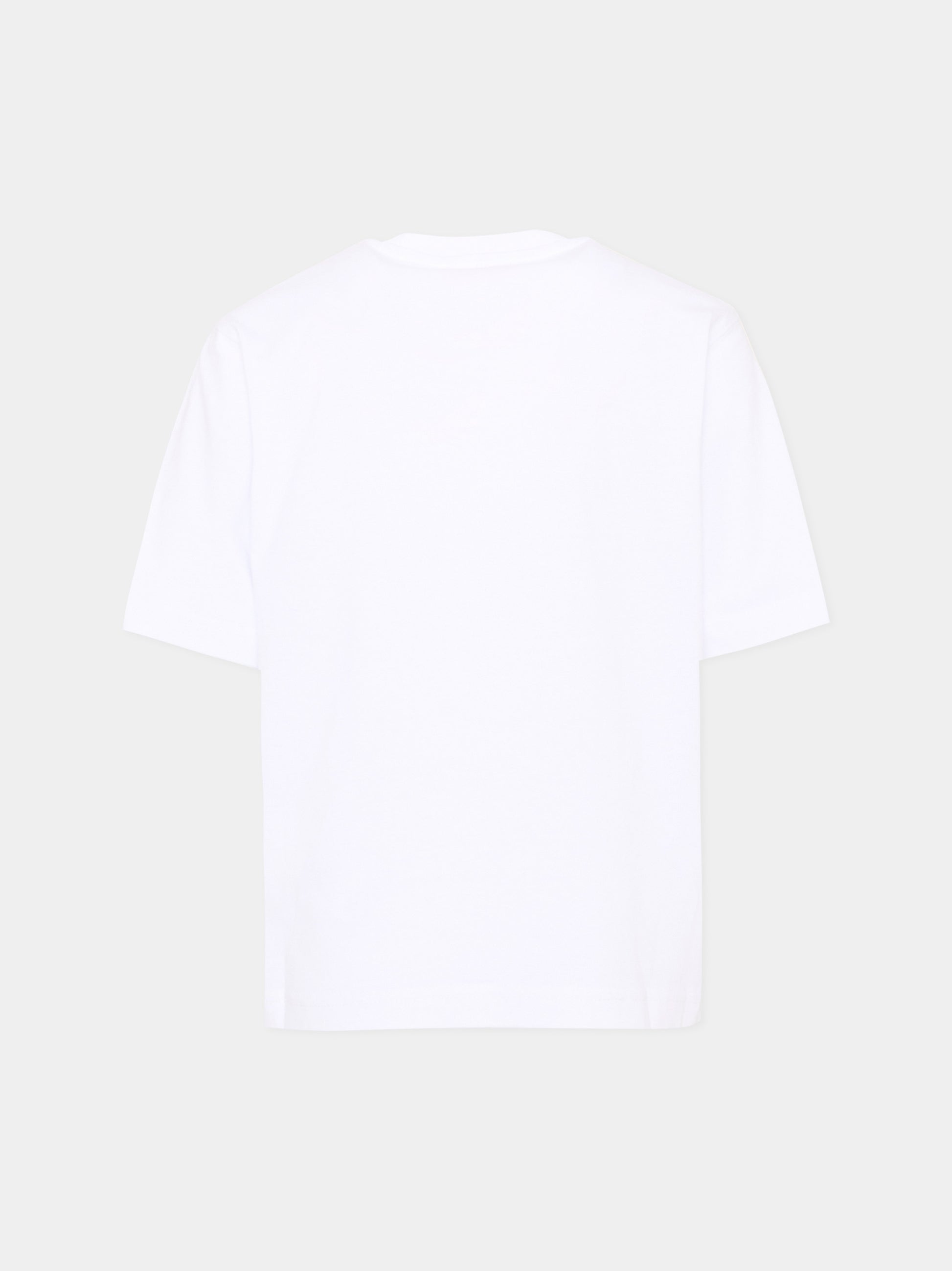 T-Shirt bianca per bambino con logo,Diesel,J02593 0GRAI K100
