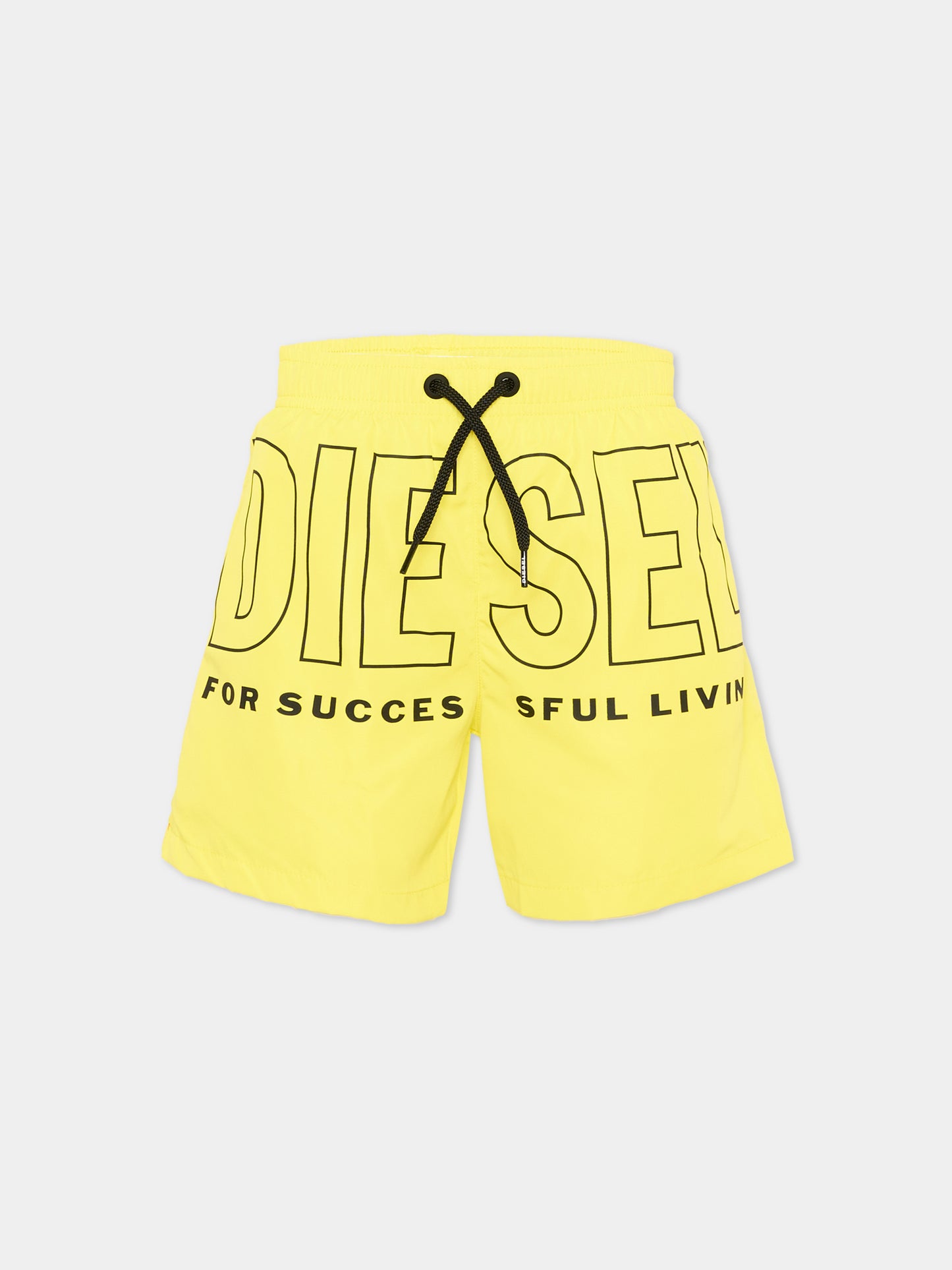 Boxer mare giallo per bambino con logo,Diesel,J02699 KXBPB K217