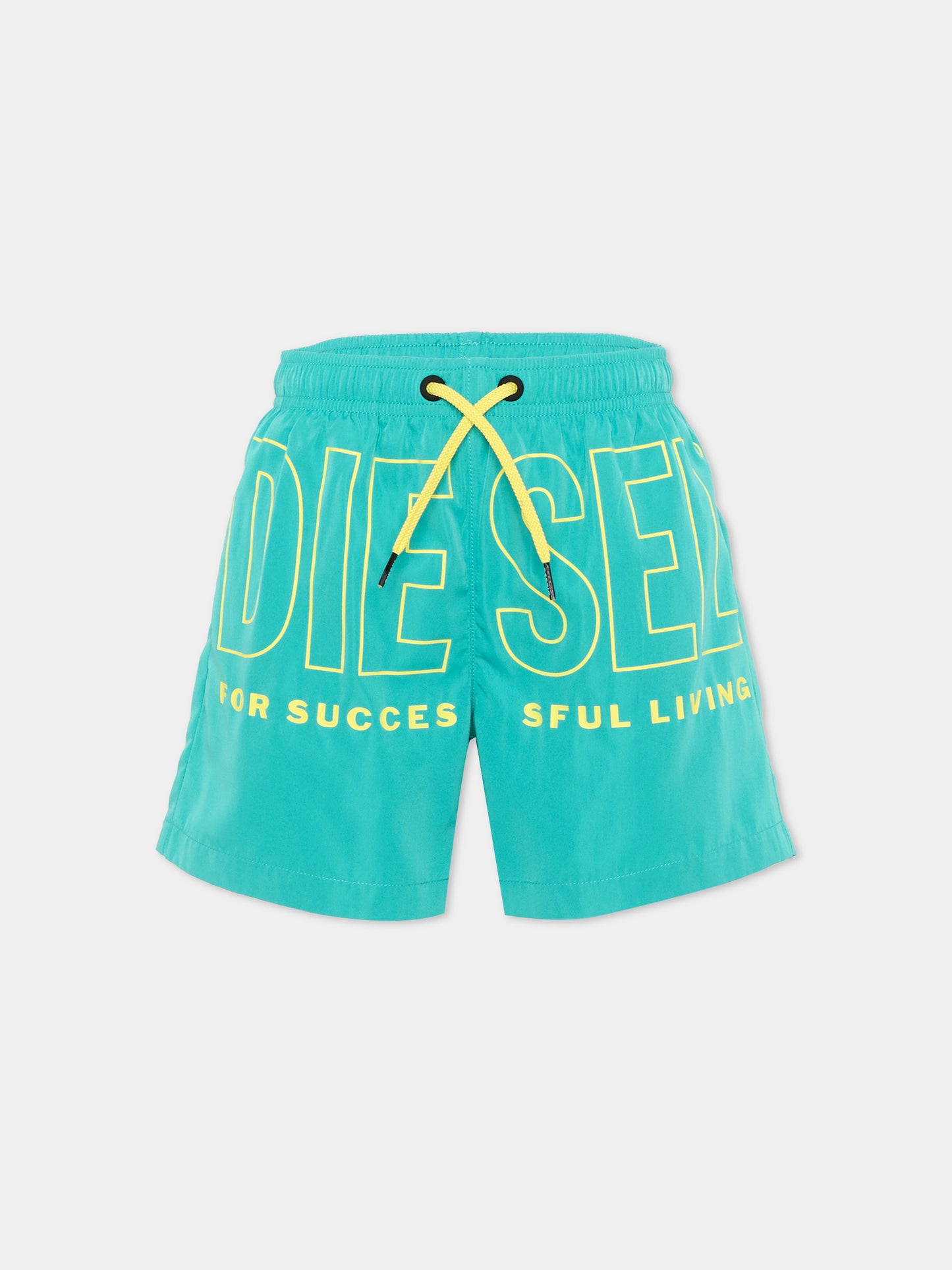 Boxer mare azzurro per bambino con logo,Diesel,J02699 KXBPB K569