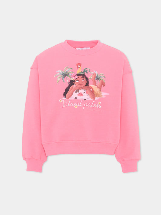 Felpa rosa per bambina Disney,Monnalisa,19H629 8006 0093