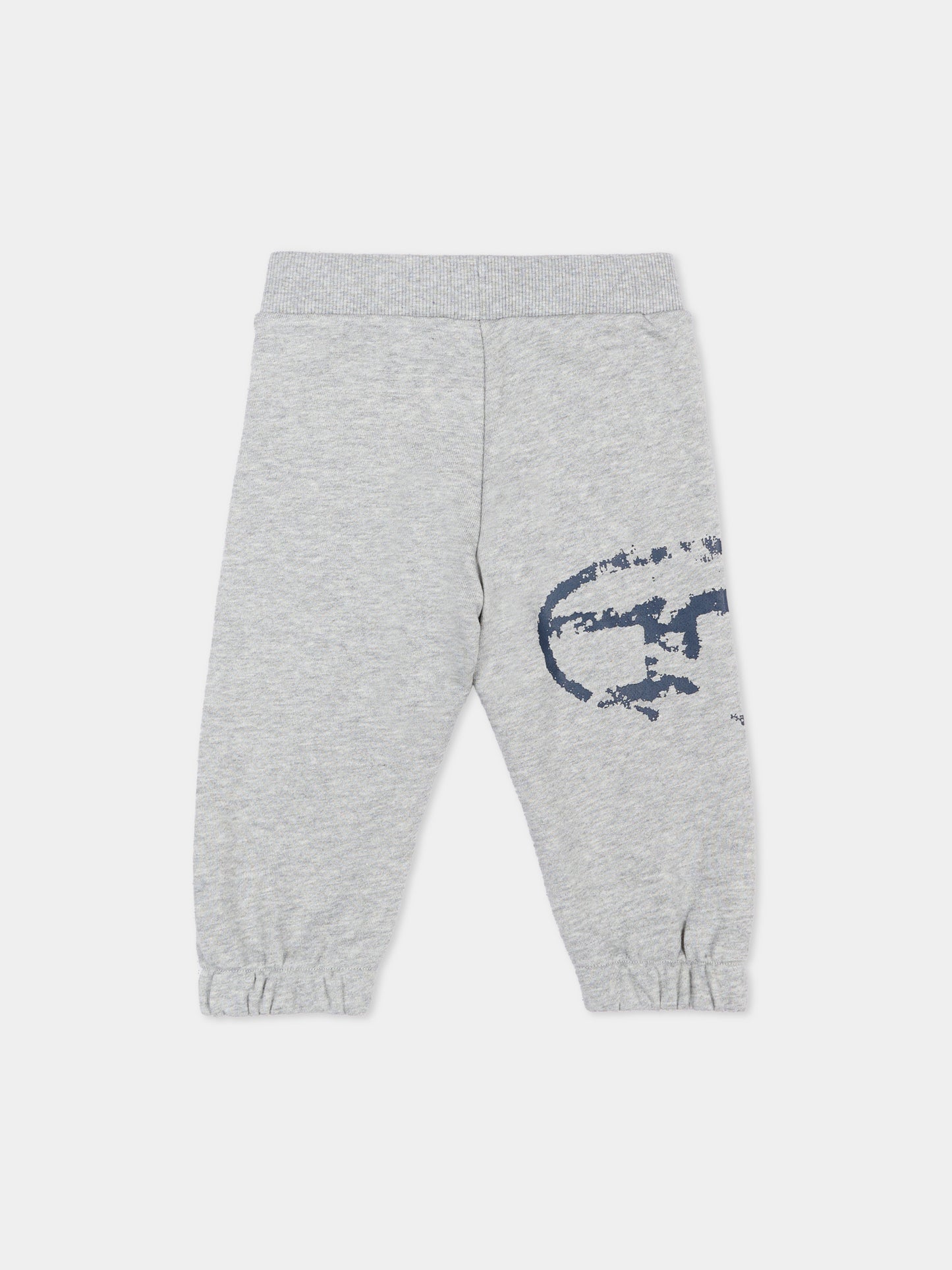 Pantaloni sportivi grigi per neonata,Diesel,K00627 KYAQK K963