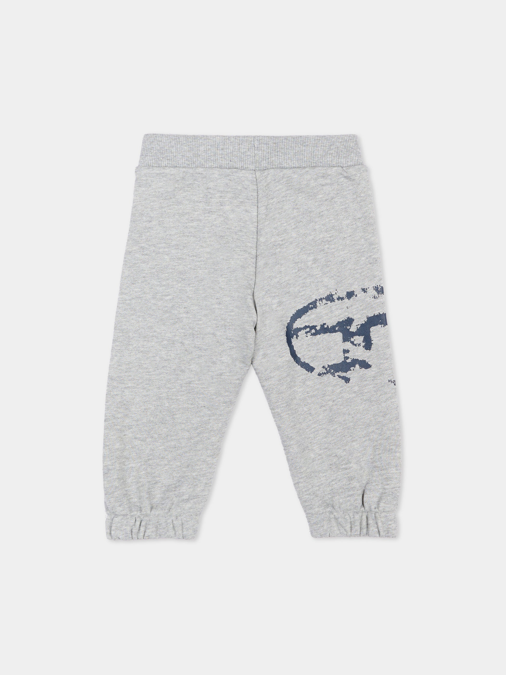 Pantaloni sportivi grigi per neonata,Diesel,K00627 KYAQK K963