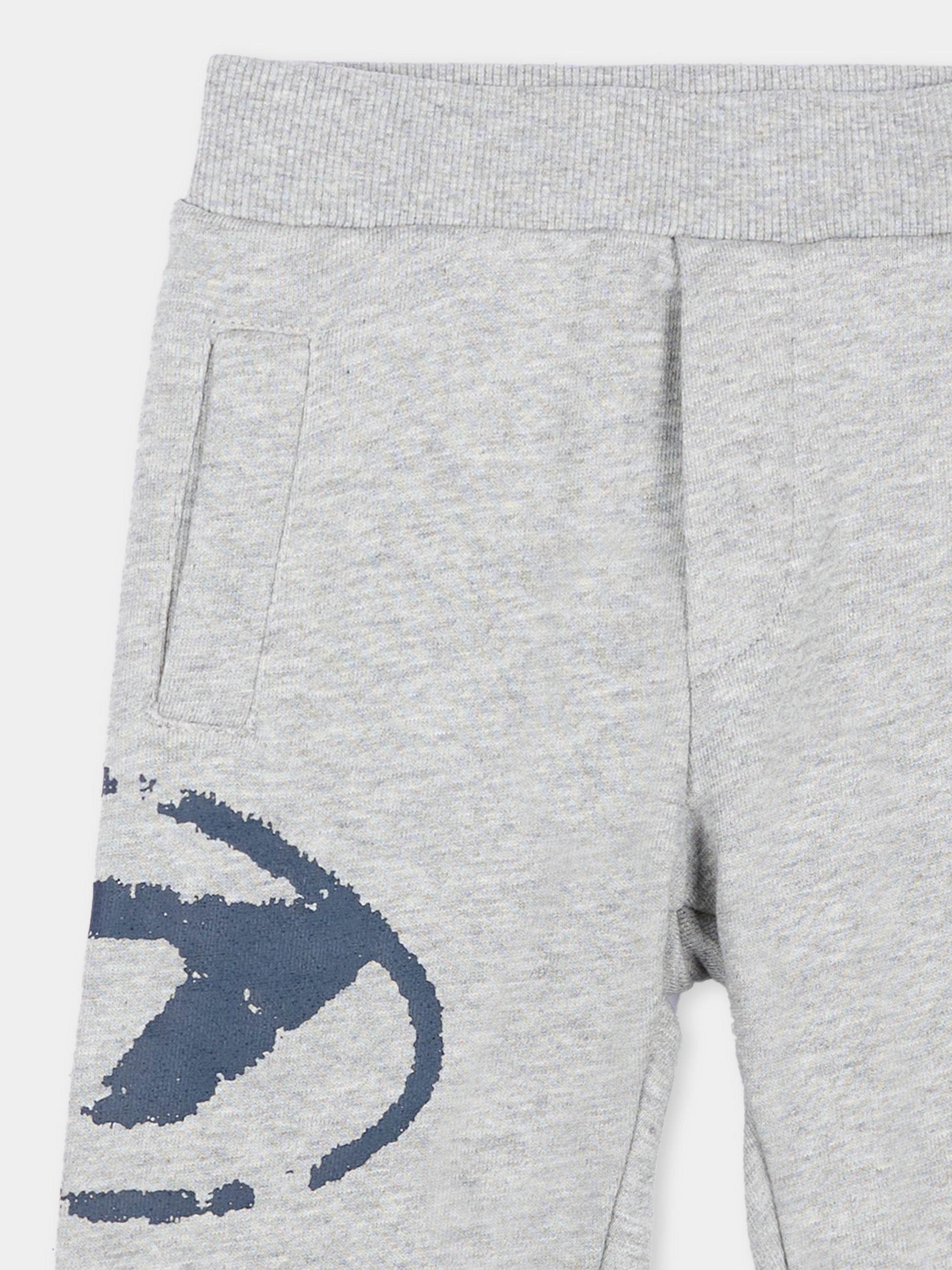 Pantaloni sportivi grigi per neonata,Diesel,K00627 KYAQK K963