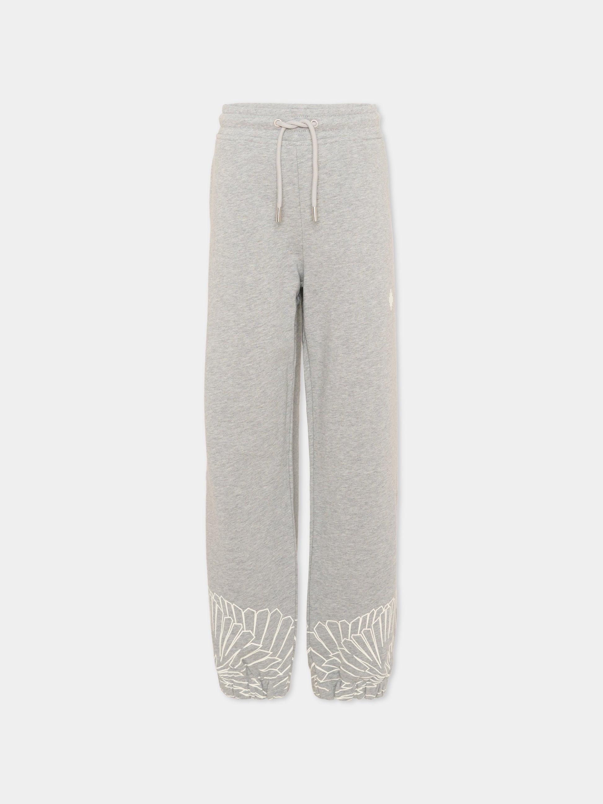 Pantaloni sportivi grigi per bambino con ali,County Of Milan Kids,F5CMJBFP074 101