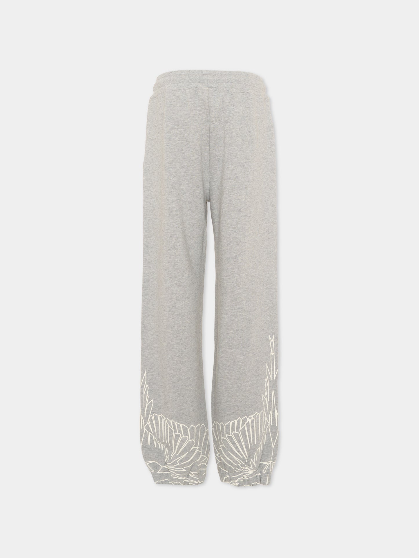 Pantaloni sportivi grigi per bambino con ali,County Of Milan Kids,F5CMJBFP074 101