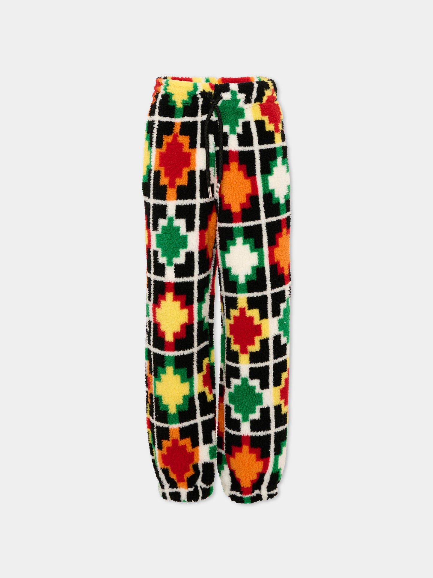 Pantaloni sportivi multicolor per bambino con logo,County Of Milan Kids,F5CMJBPA054 140