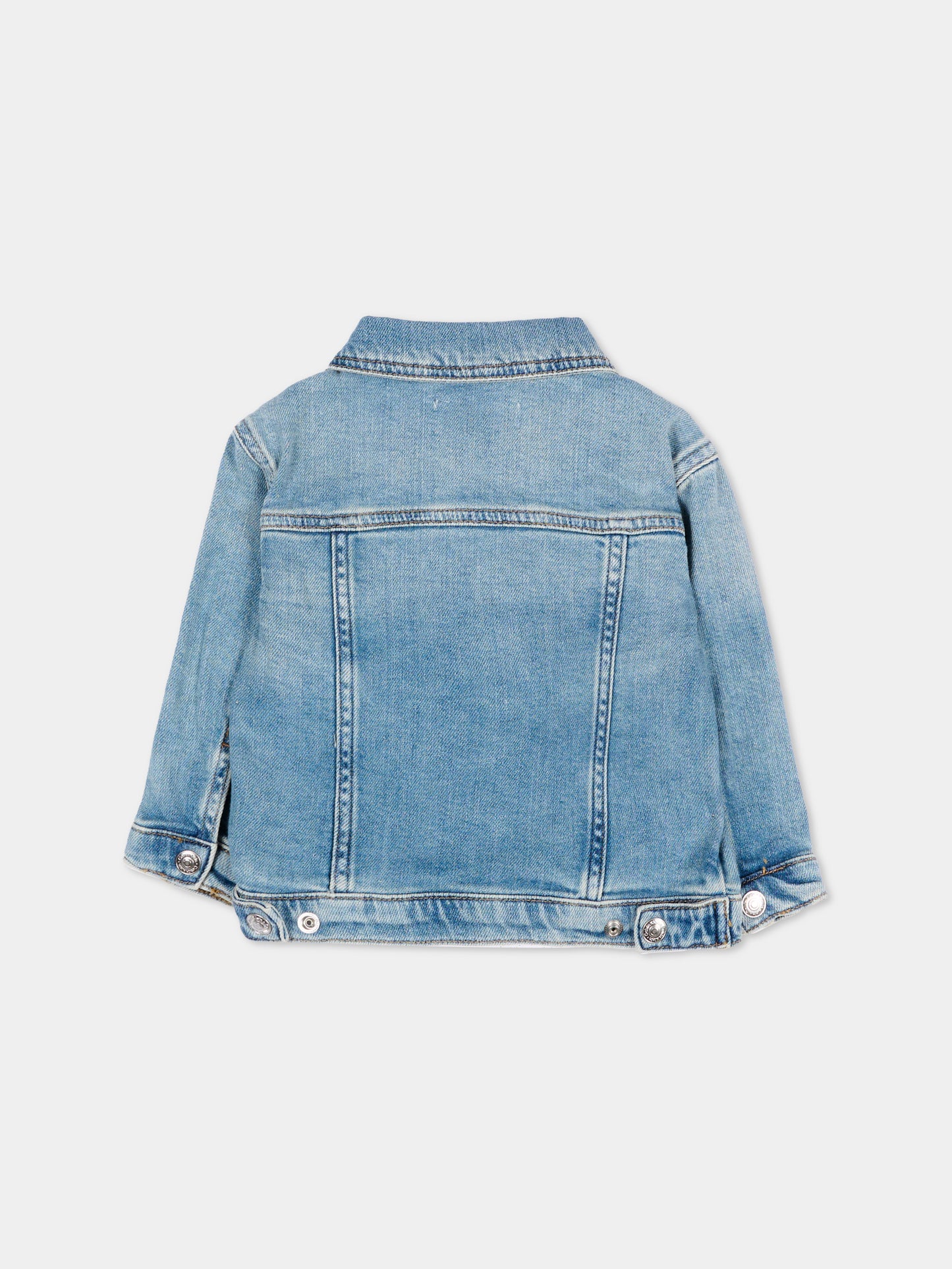 Giubbotto di jeans denim per neonato,Calvin Klein Kids,LVCKSJD04B 1A4