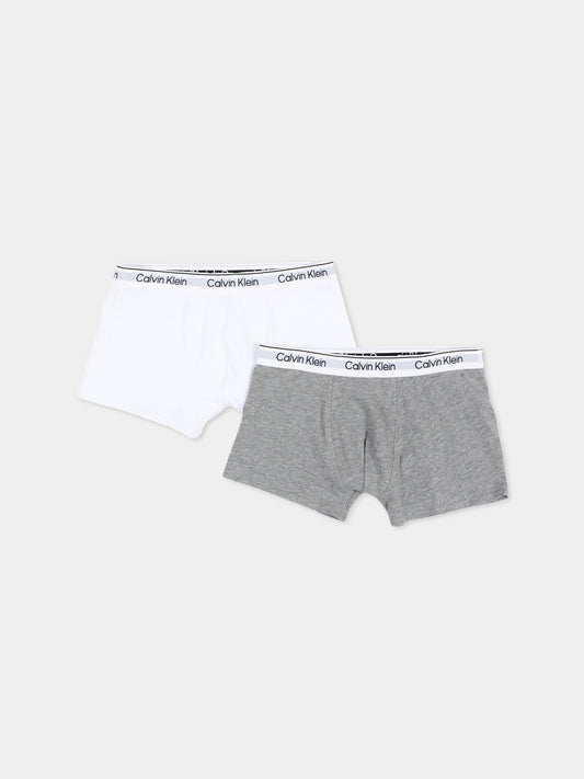Boxer multicolor per bambino con logo,Calvin Klein Kids,B70B700506 0UE