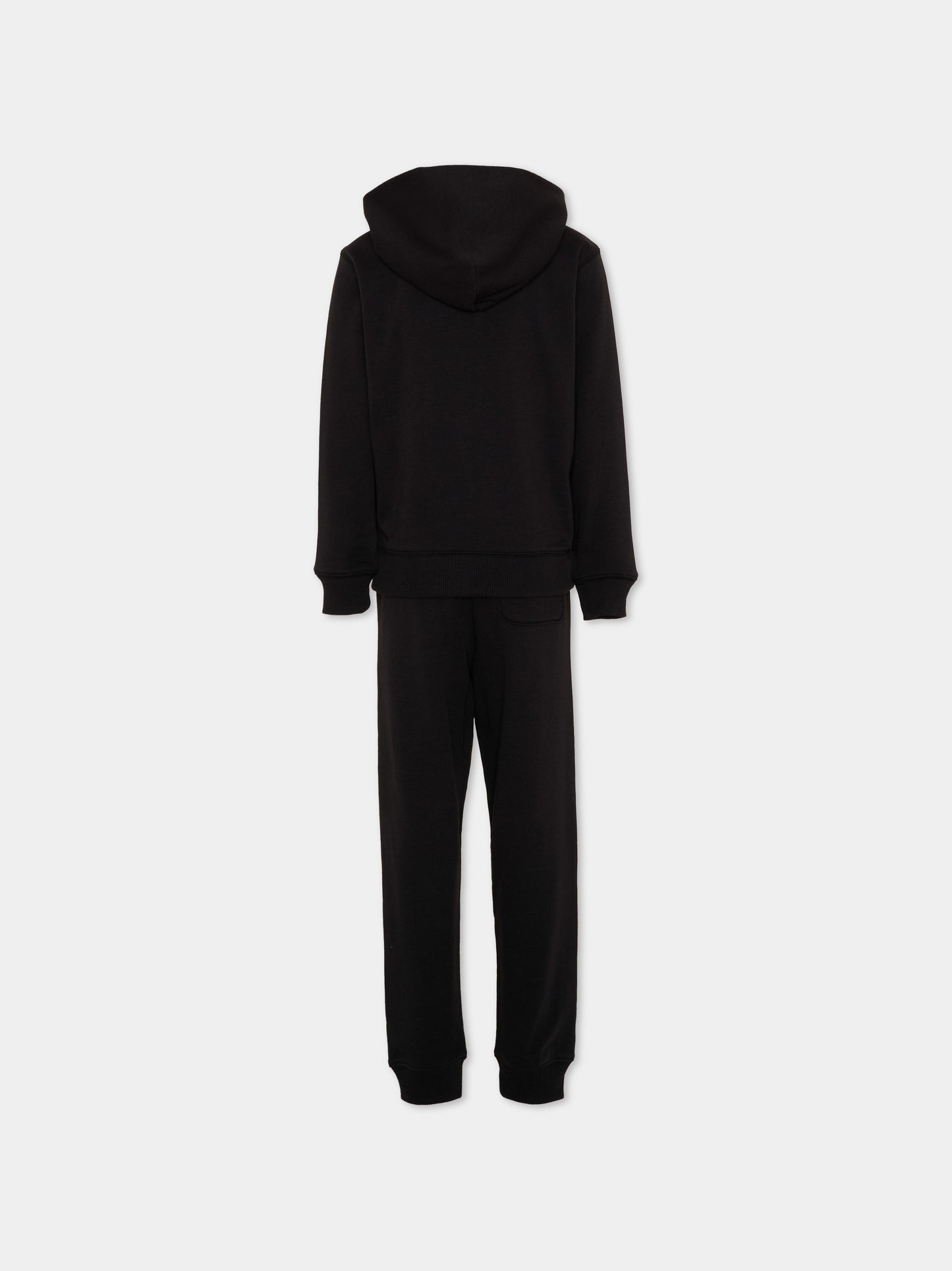 Completo sportivo nero per bambini con logo,New Balance,YS61T3CJ BK
