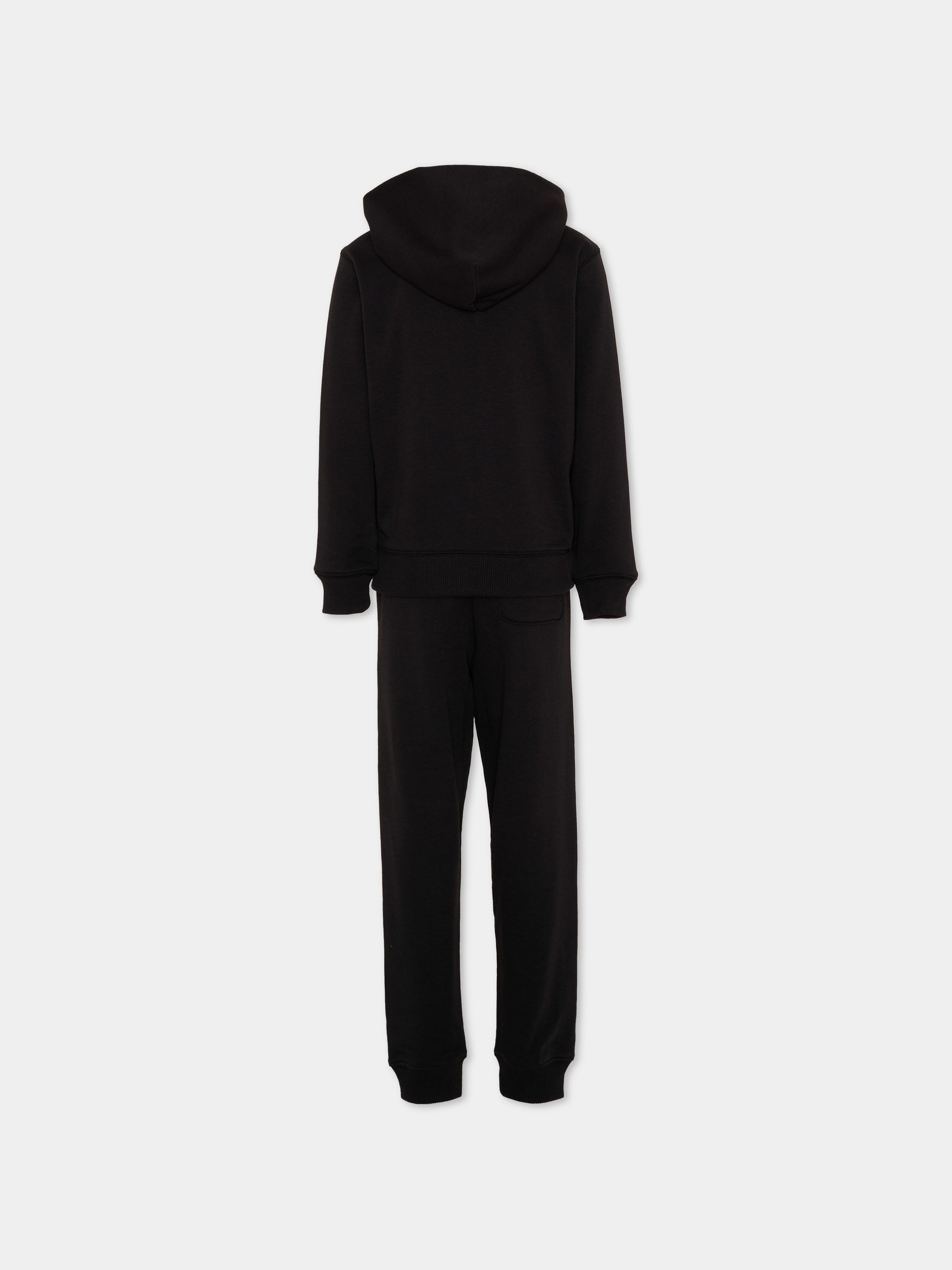 Completo sportivo nero per bambini con logo,New Balance,YS61T3CJ BK