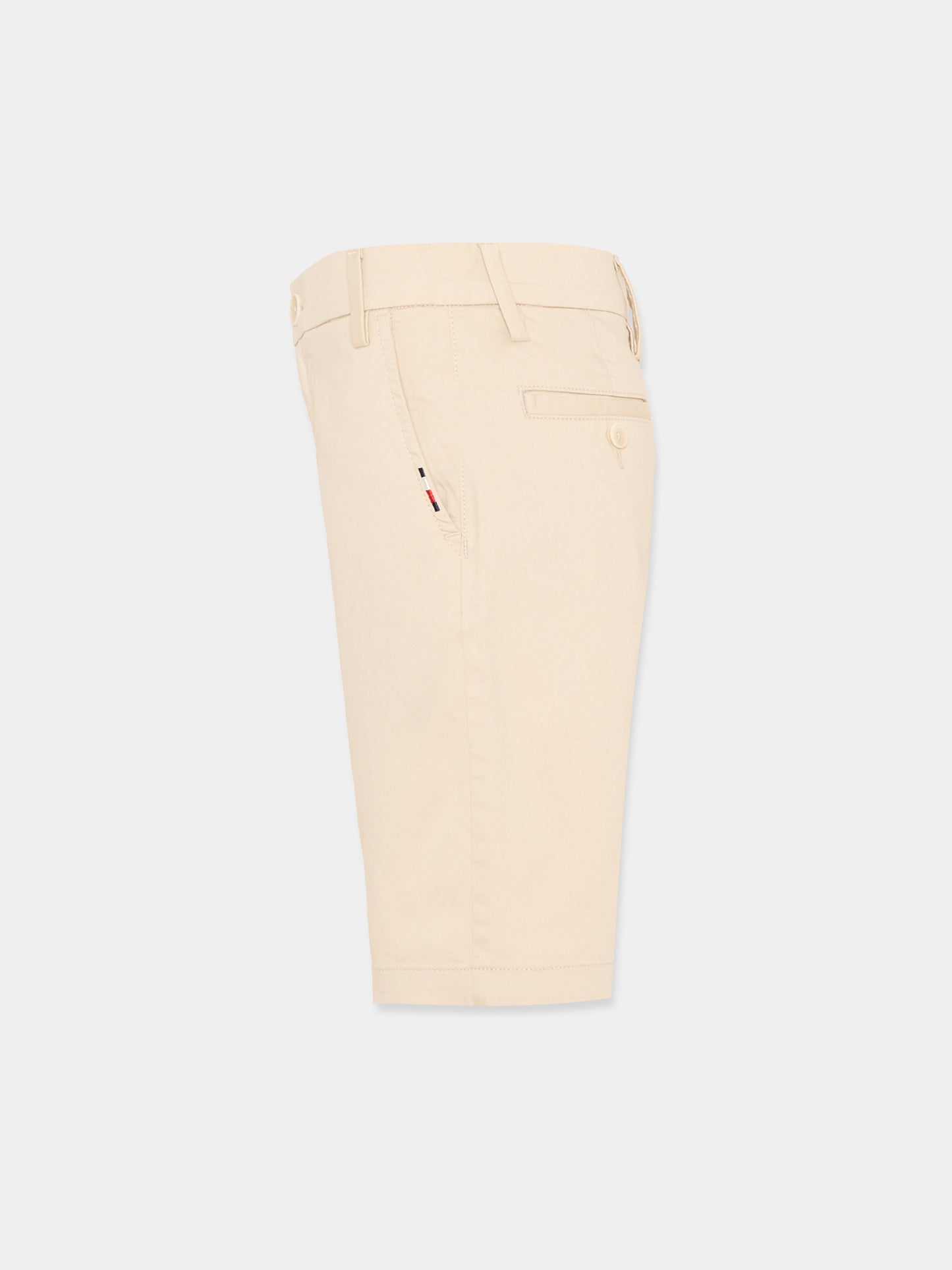 Shorts beige per bambino,Tommy Hilfiger Junior,KB0KB09641 ACI