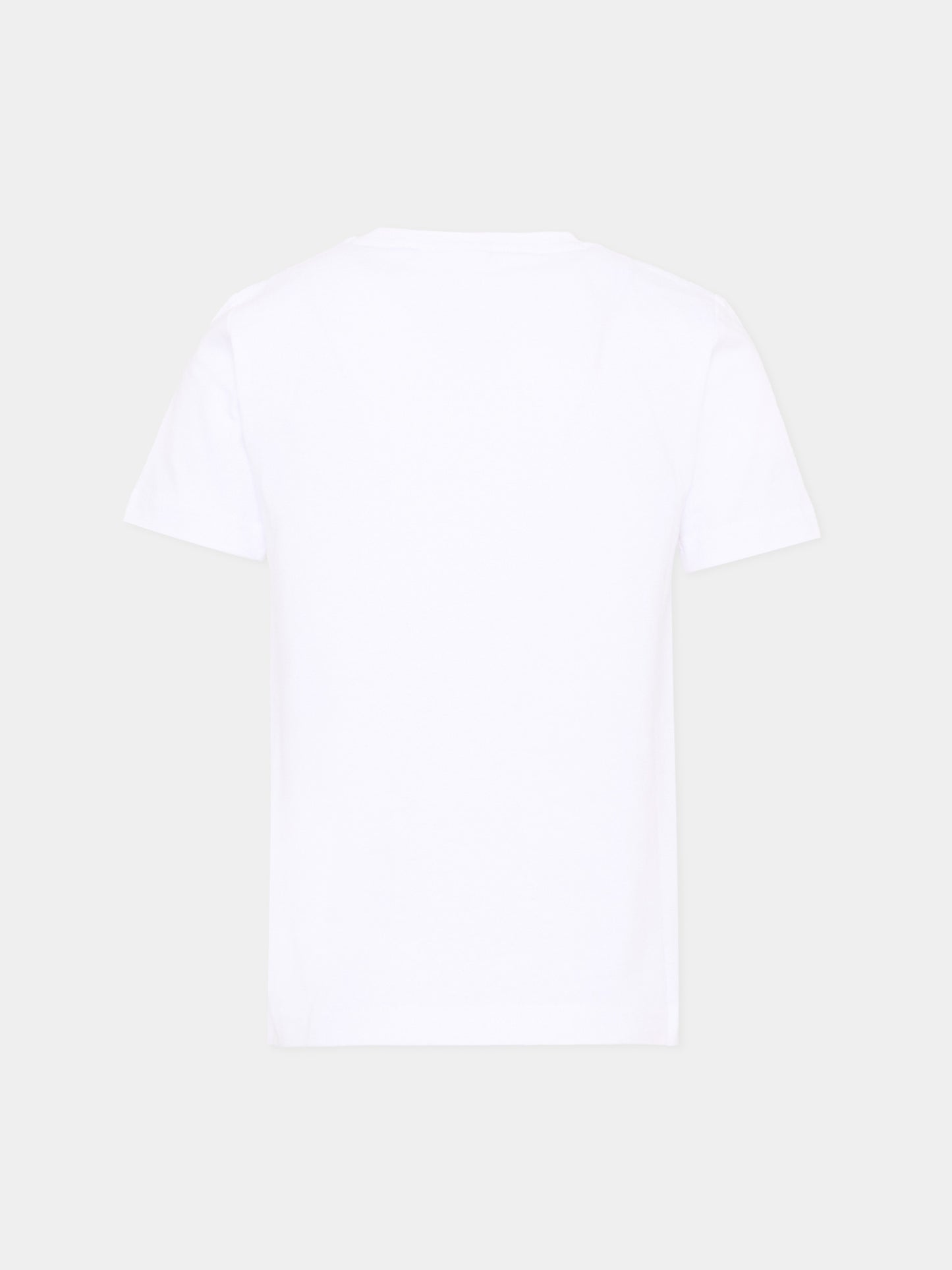 T-Shirt bianca per bambino con logo,Boss,J52032 10P