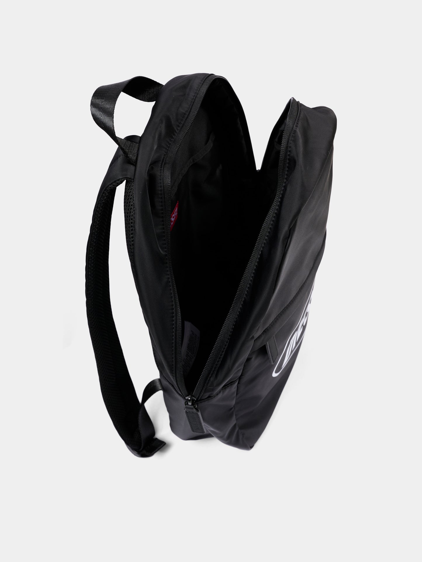 Zaino nero per bambino con logo,Diesel,J02334 KXBEW K900