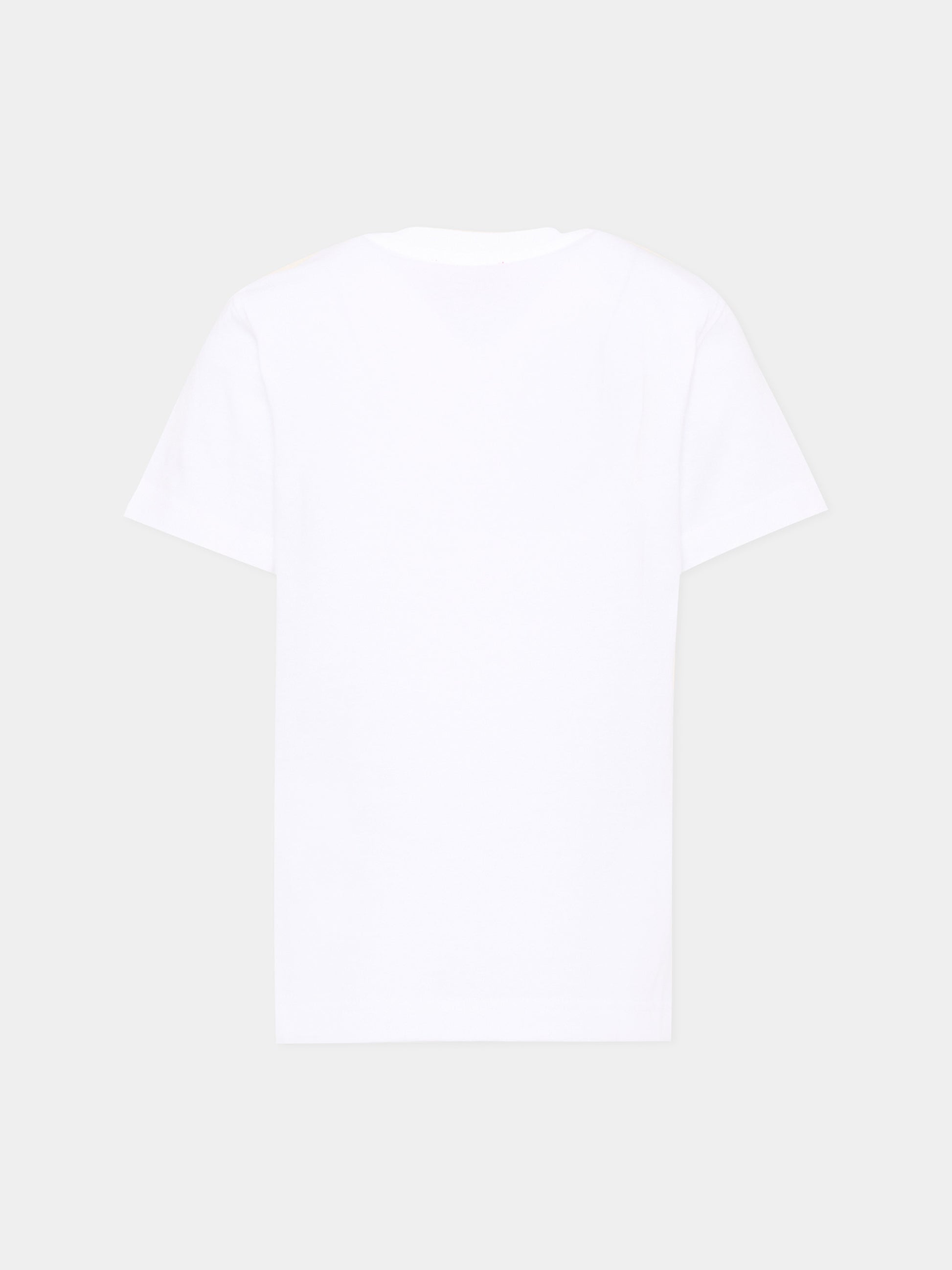 T-Shirt bianca per bambino con logo,Diesel,J02476 00YI9 K100
