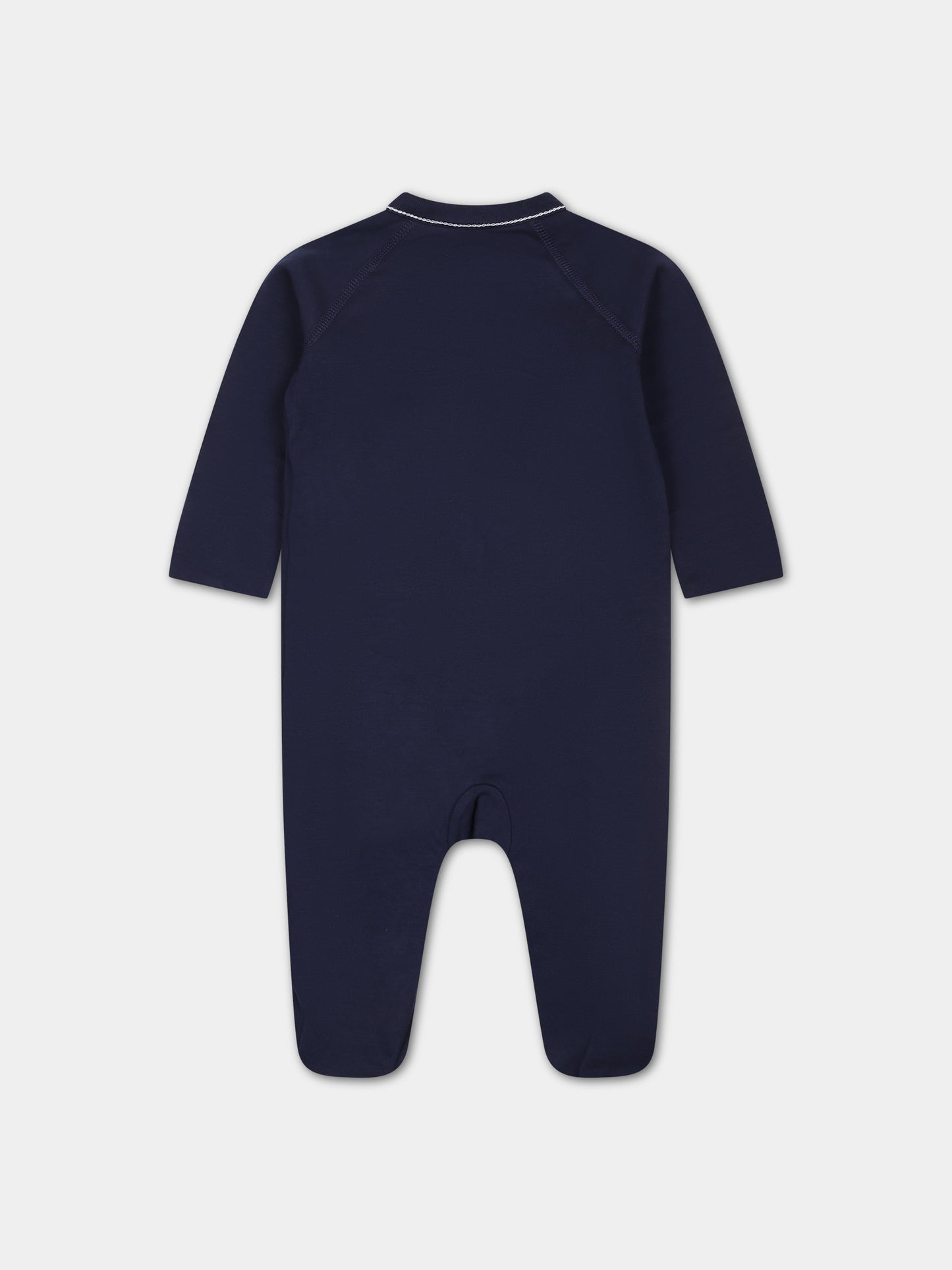 Tutina blu per neonato con iconico cavallino,Ralph Lauren Kids,552445001