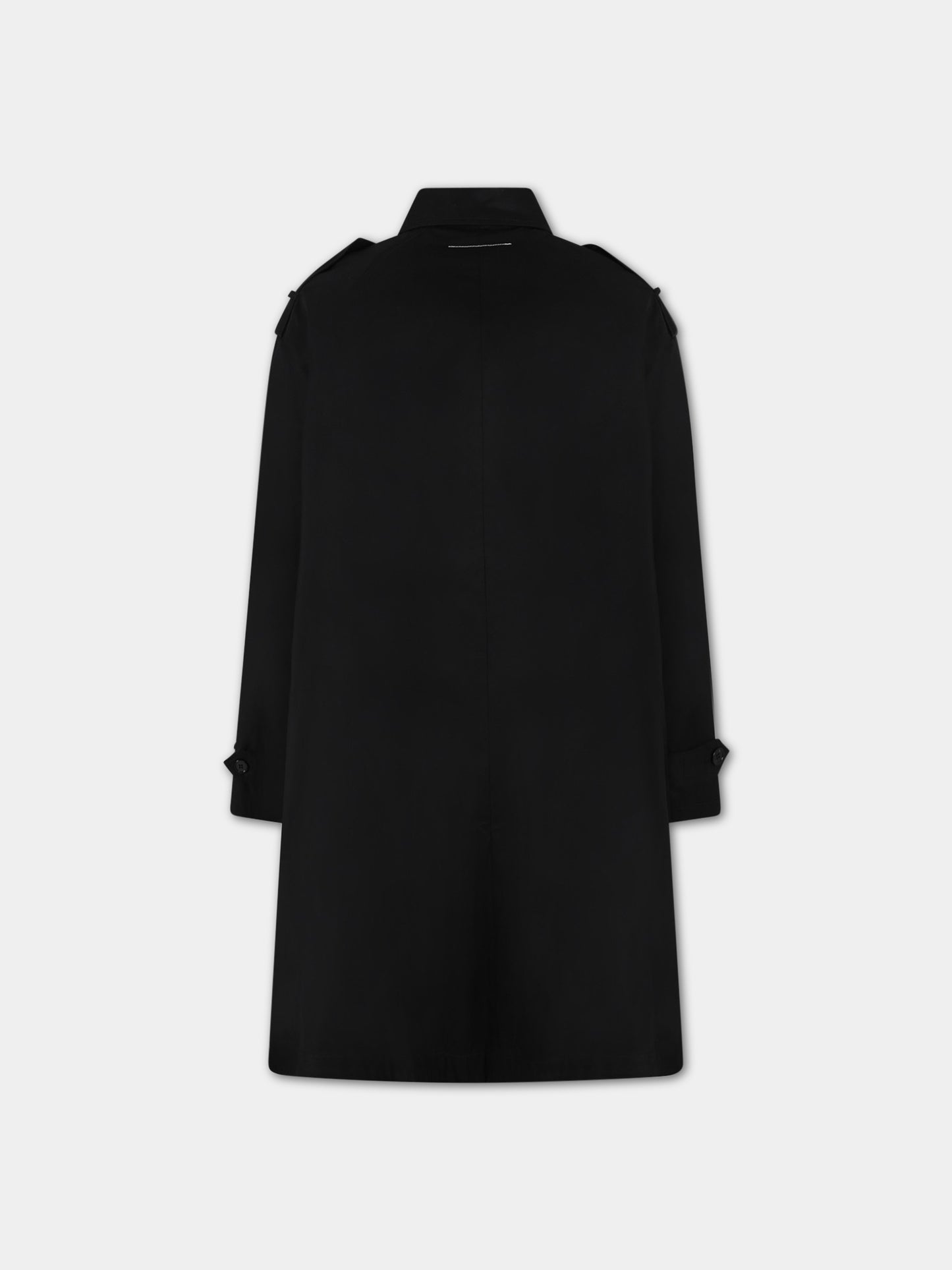 Cappotto nero per bambina,Mm6 Maison Margiela,M60282 MM036 M6900