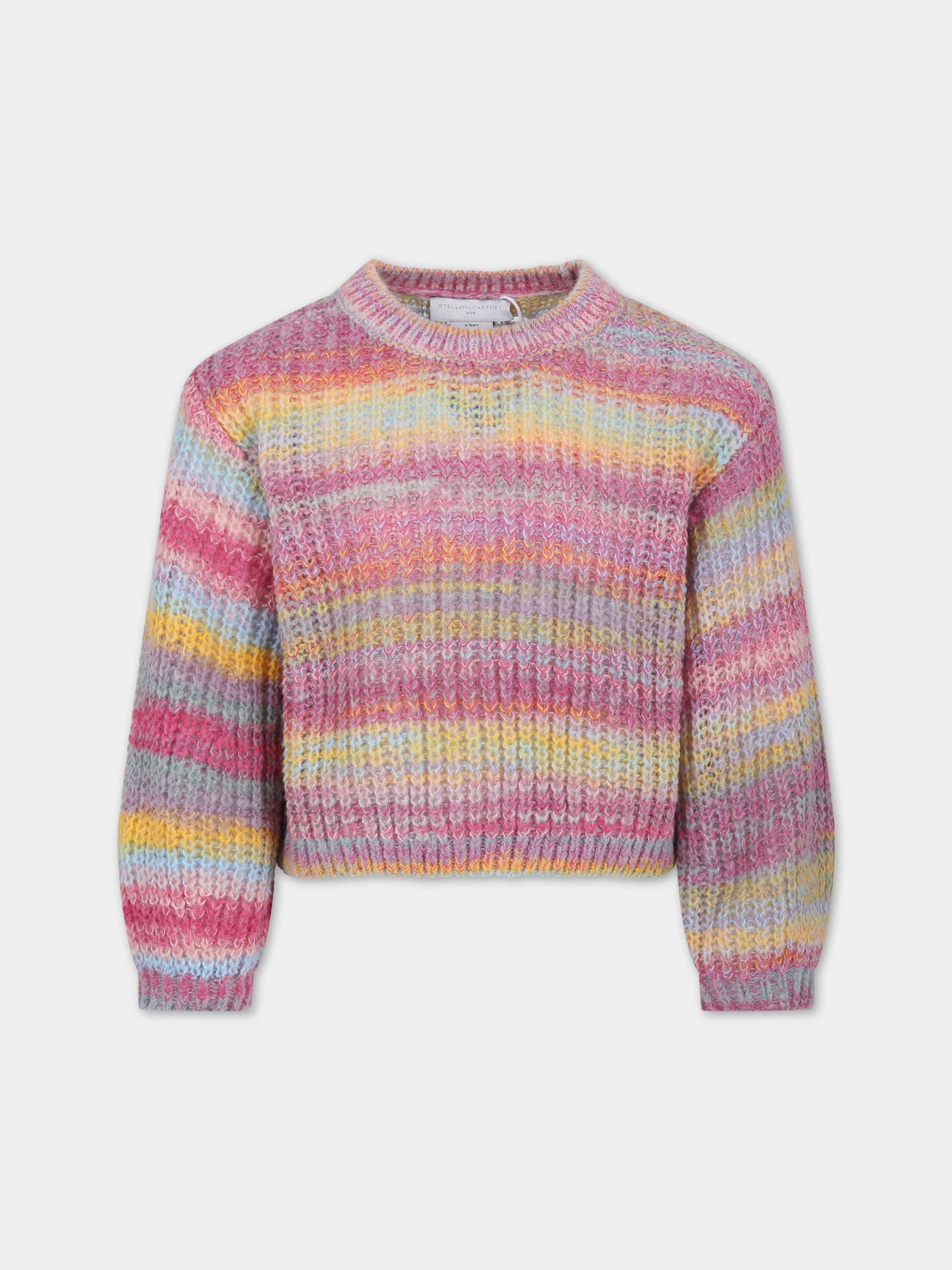 Maglione multicolor per bambina,Stella Mccartney Kids,TT9A70 Z1529 999