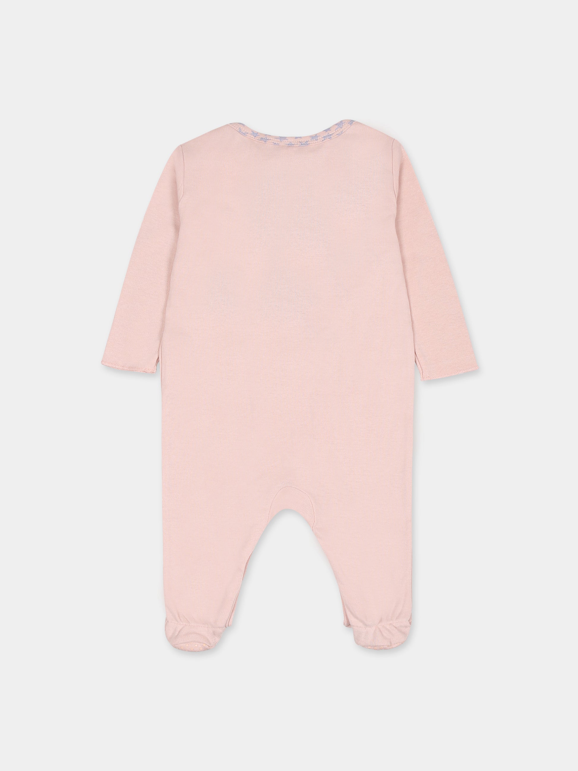 Set  rosa per neonata con stampa unicorno,Stella Mccartney Kids,TTB039 Z0669 505