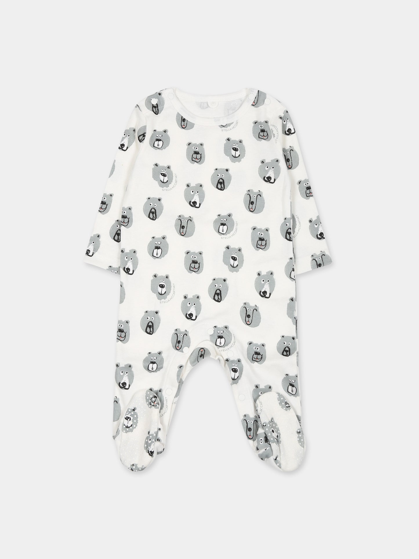 Set  bianco per neonato con orso,Stella Mccartney Kids,TTB519 Z1486 101MC