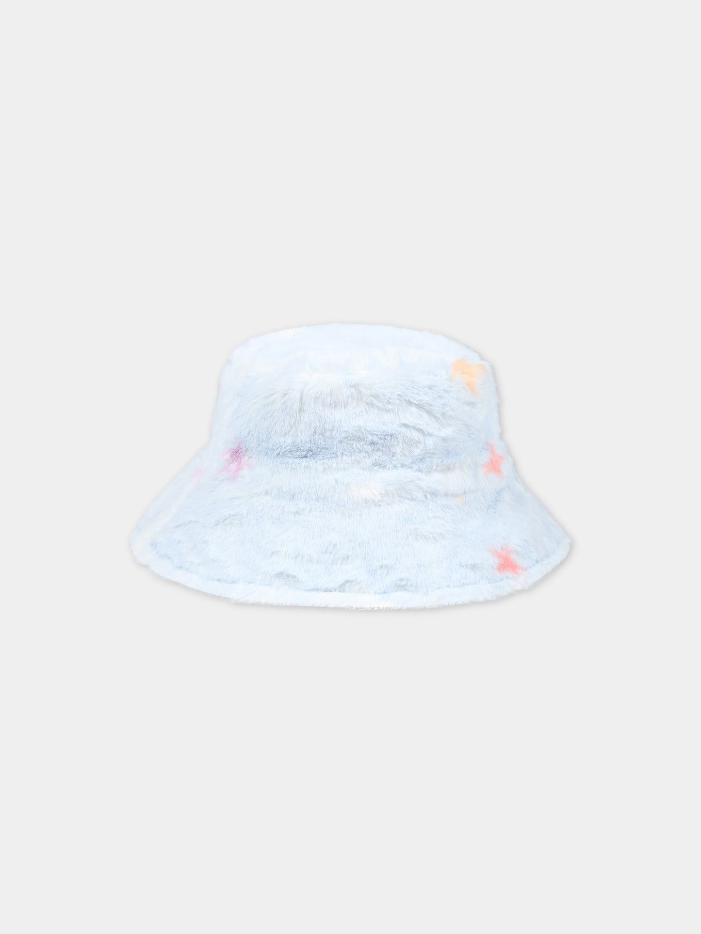 Cloche celeste reversibile per bambina con stelle,Stella Mccartney Kids,TT0A27 Z1284 602MC