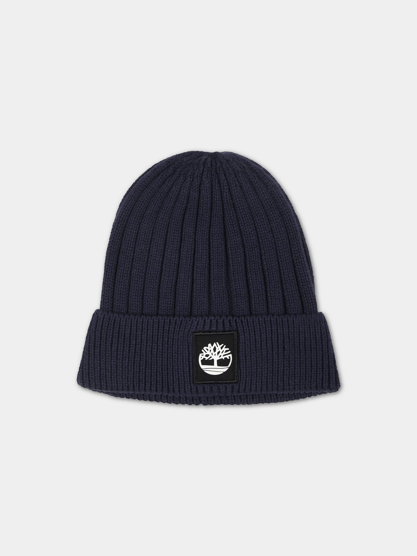 Berretto blu per bambino con albero,Timberland,T21387 857