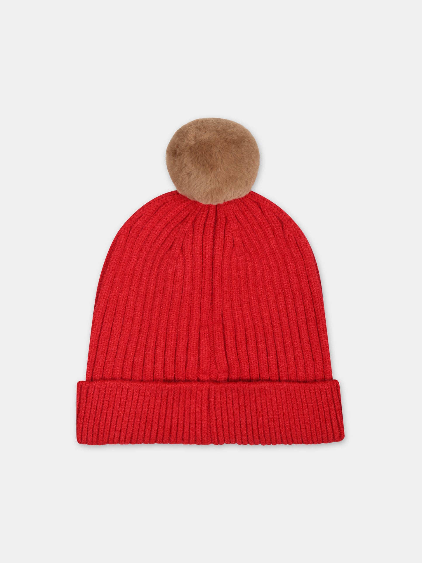 Berretto rosso per bambino con albero,Timberland,T60020 988