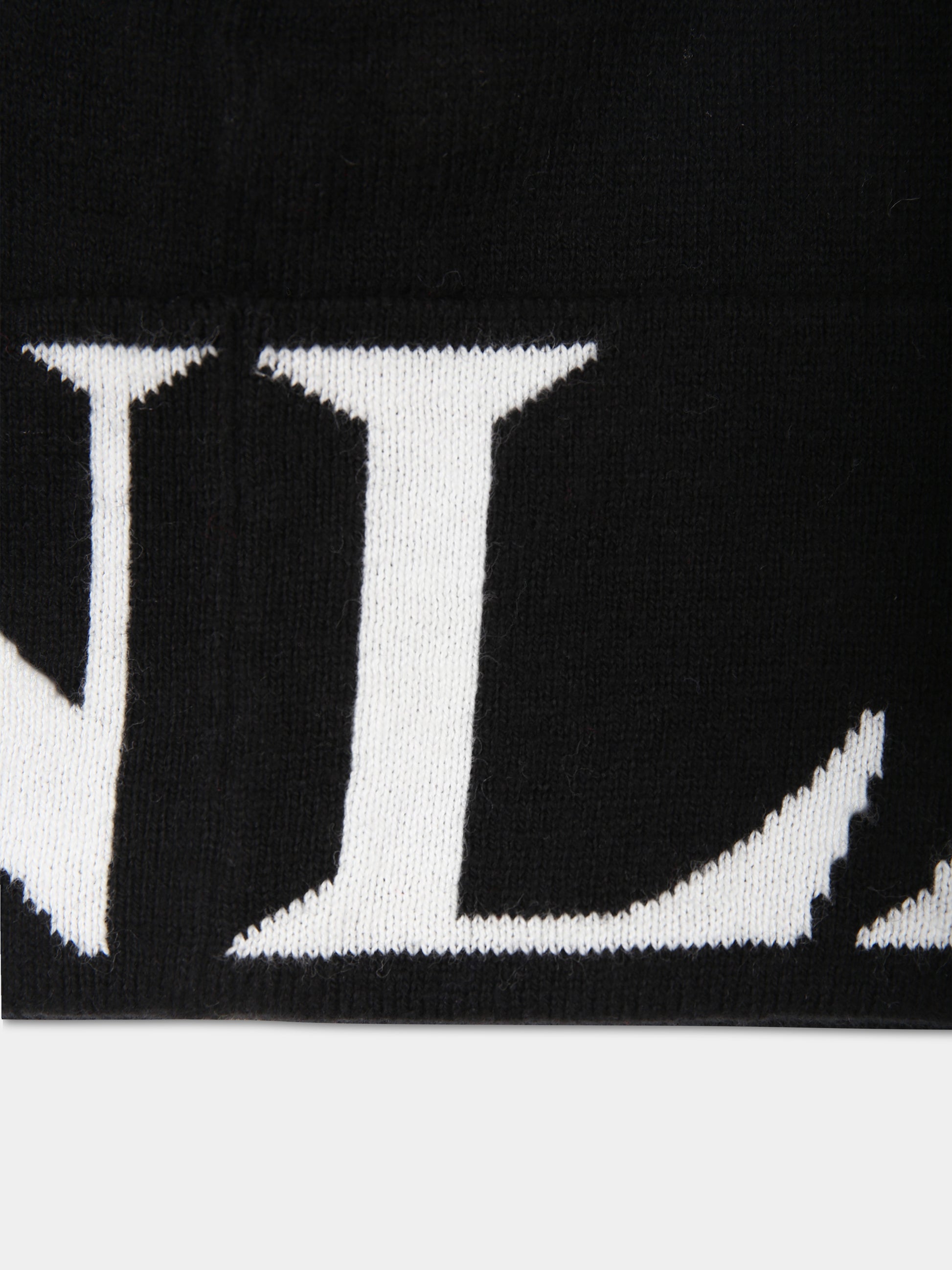 Cappello nero per bambini con logo,Lanvin Petite,N21011 09B