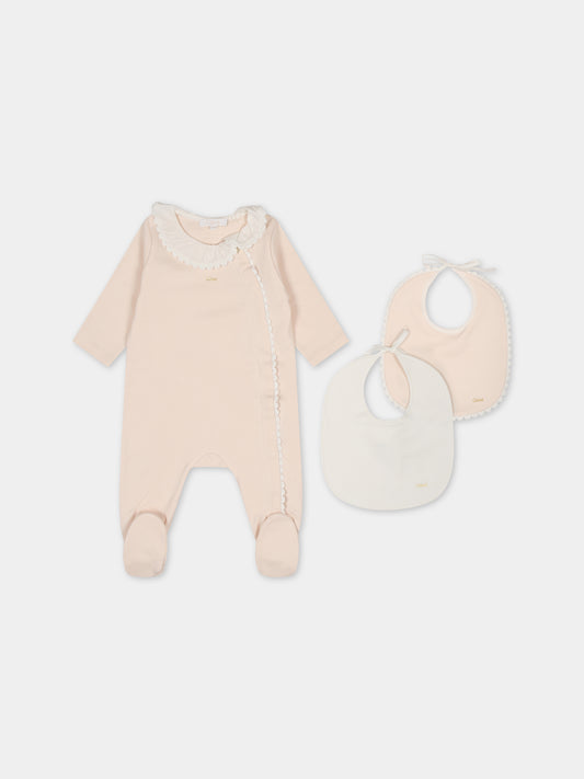 Set rosa per neonata,Chloé Kids,C97307 440