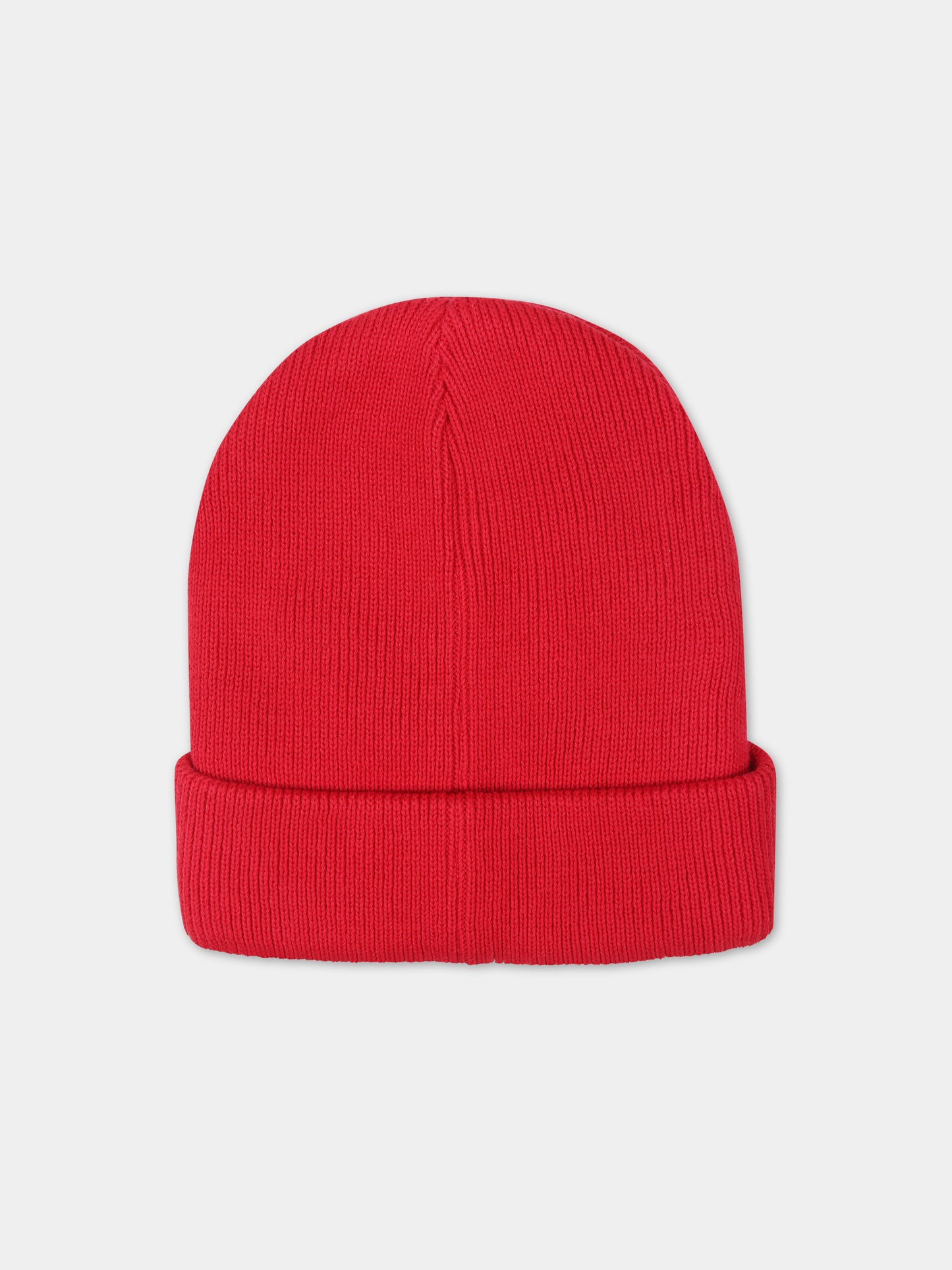 Berretto rosso per bambini con logo,Kenzo Kids,K11035 990