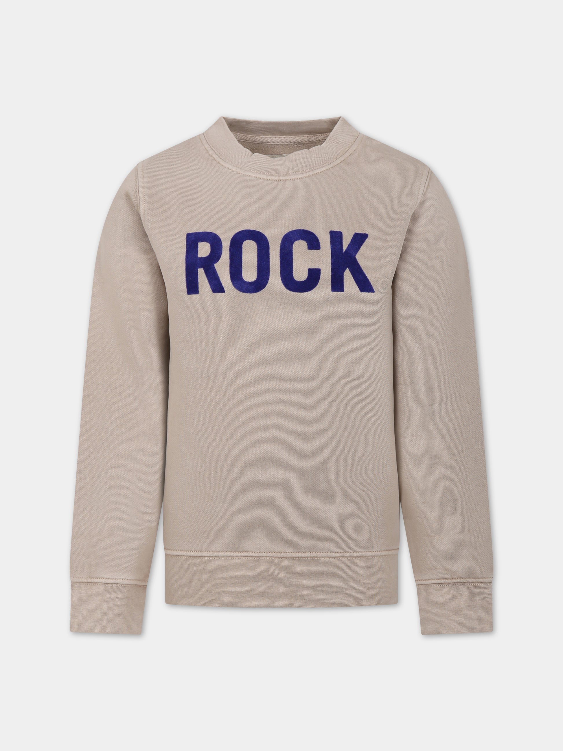 Felpa beige pr bambini,Zadig & Voltaire Kids,X25385 248