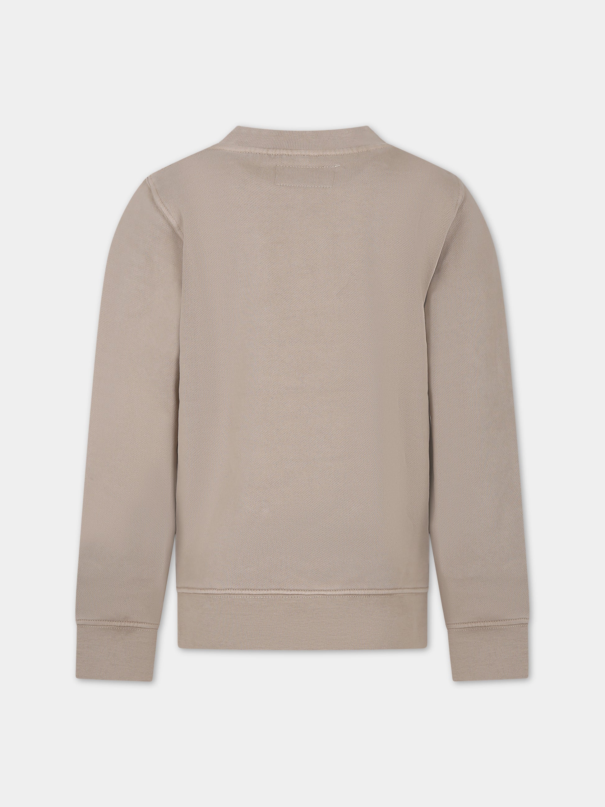 Felpa beige pr bambini,Zadig & Voltaire Kids,X25385 248