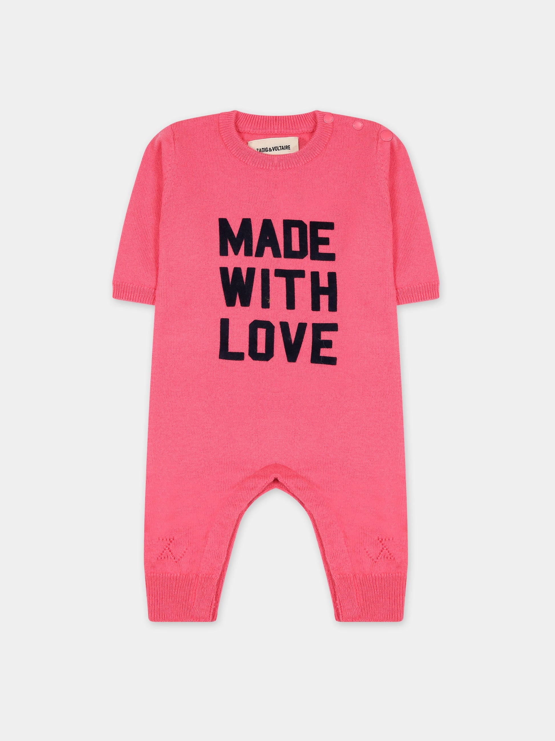 Tutina fucsia per neonata,Zadig & Voltaire Kids,X94028 488