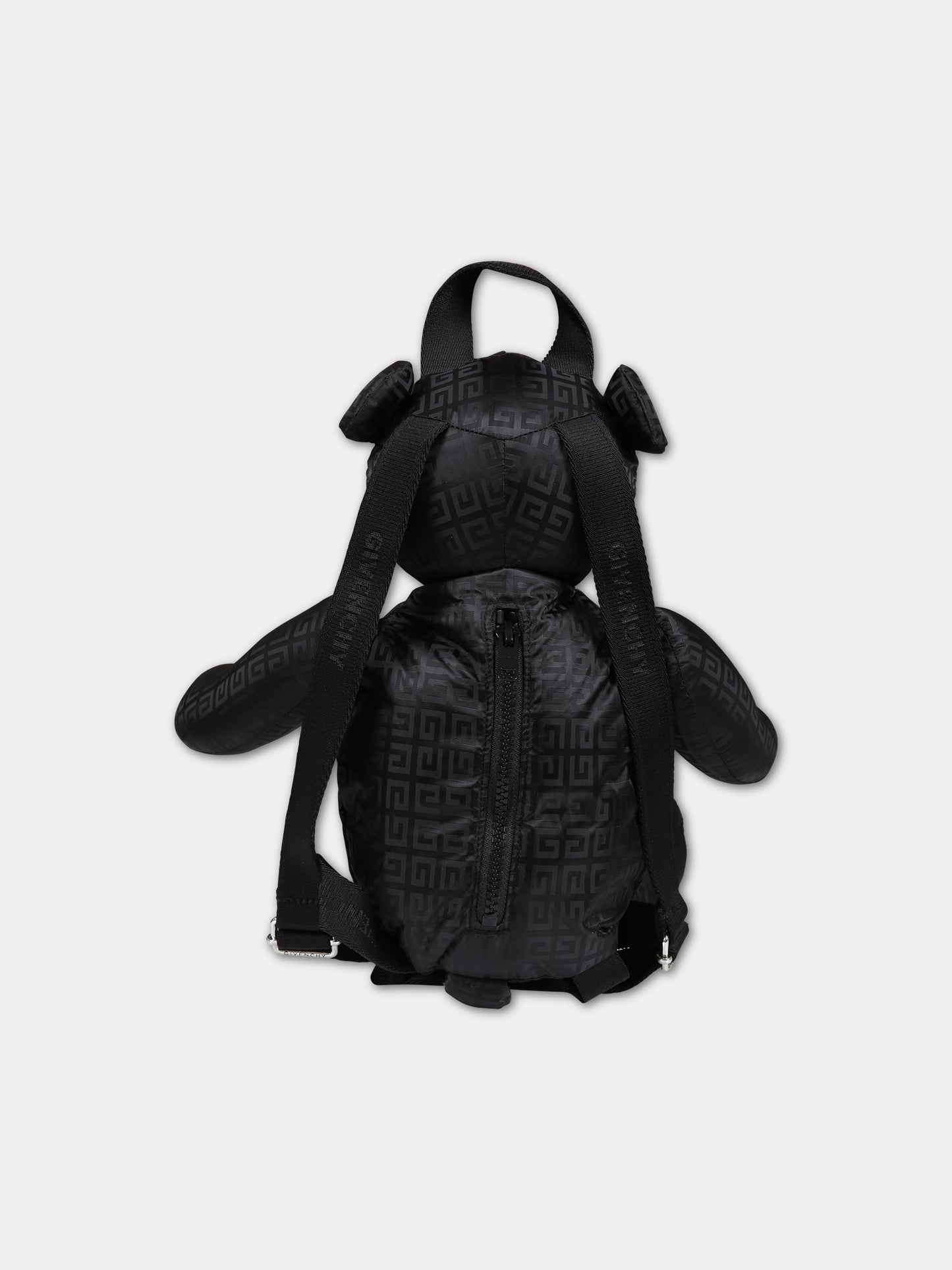 Zaino nero per bambini con logo,Givenchy Kids,H10073 09B