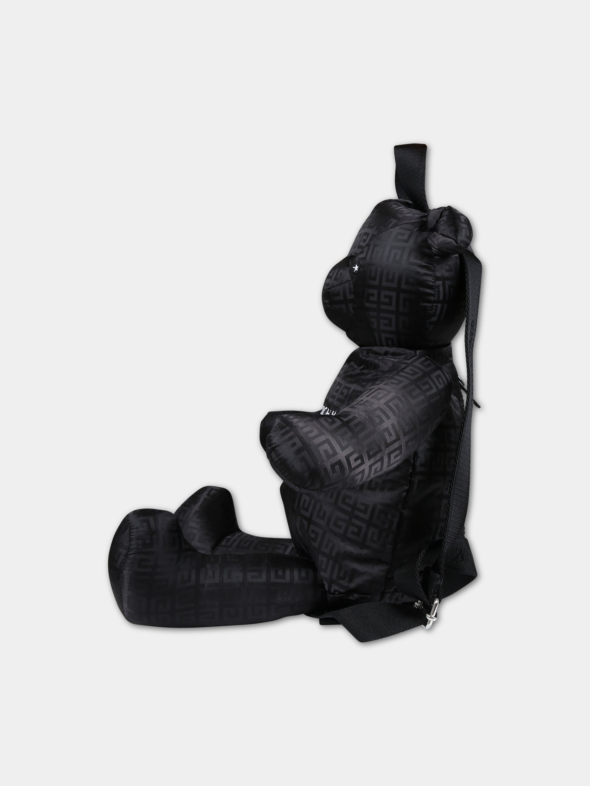 Zaino nero per bambini con logo,Givenchy Kids,H10073 09B