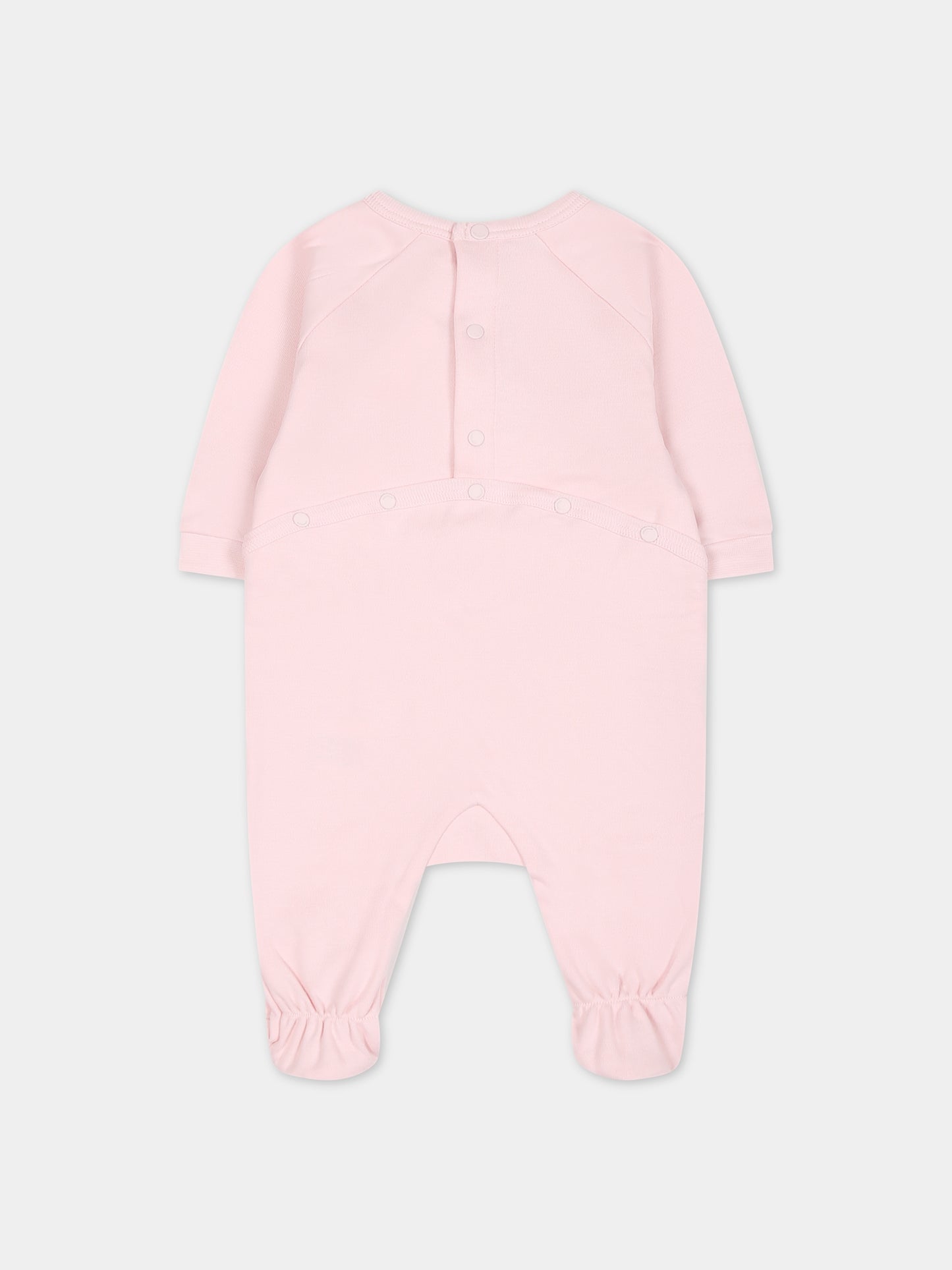 Set rosa per neonata con logo,Givenchy Kids,H98181 44Z