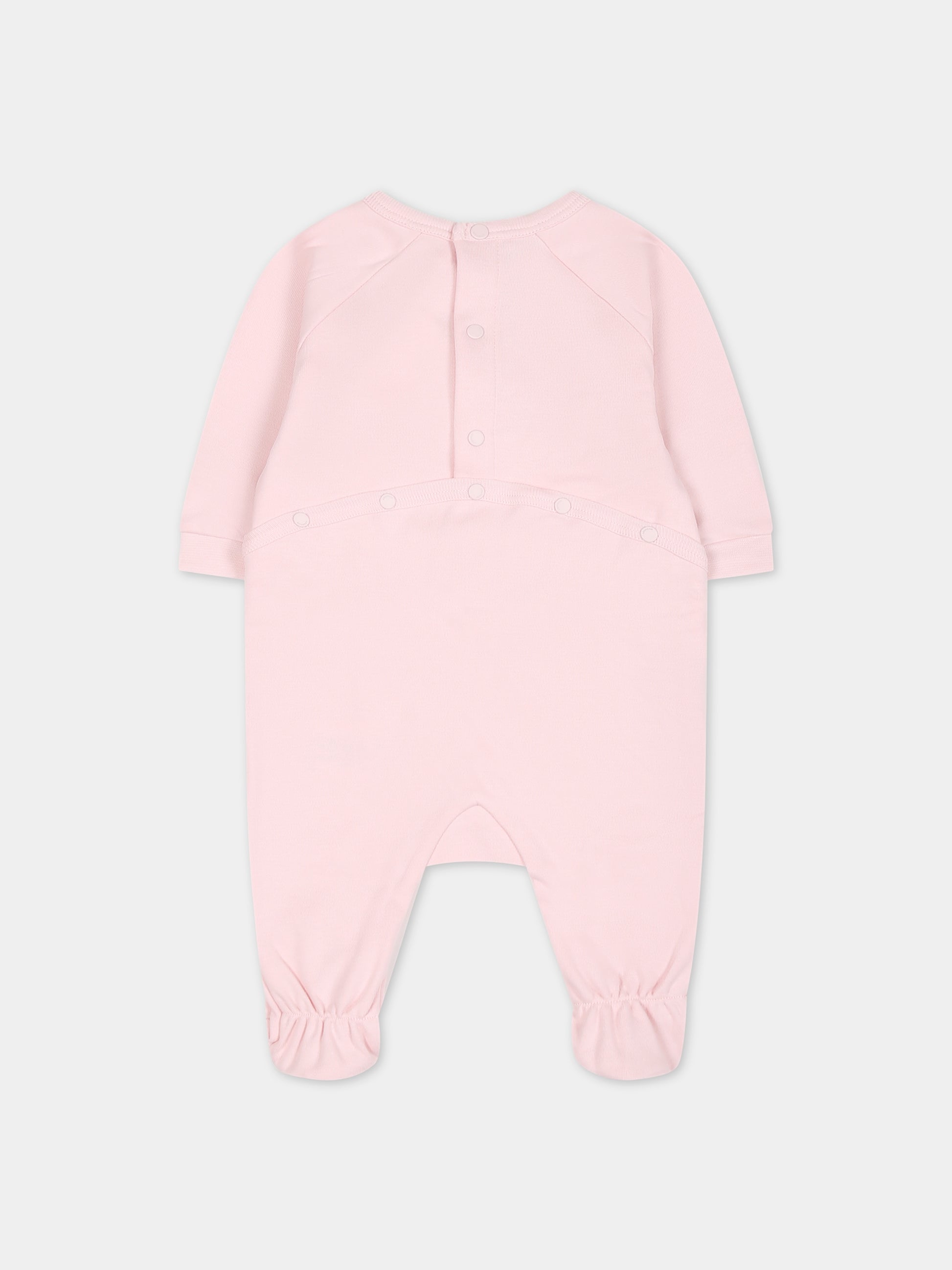 Set rosa per neonata con logo,Givenchy Kids,H98181 44Z