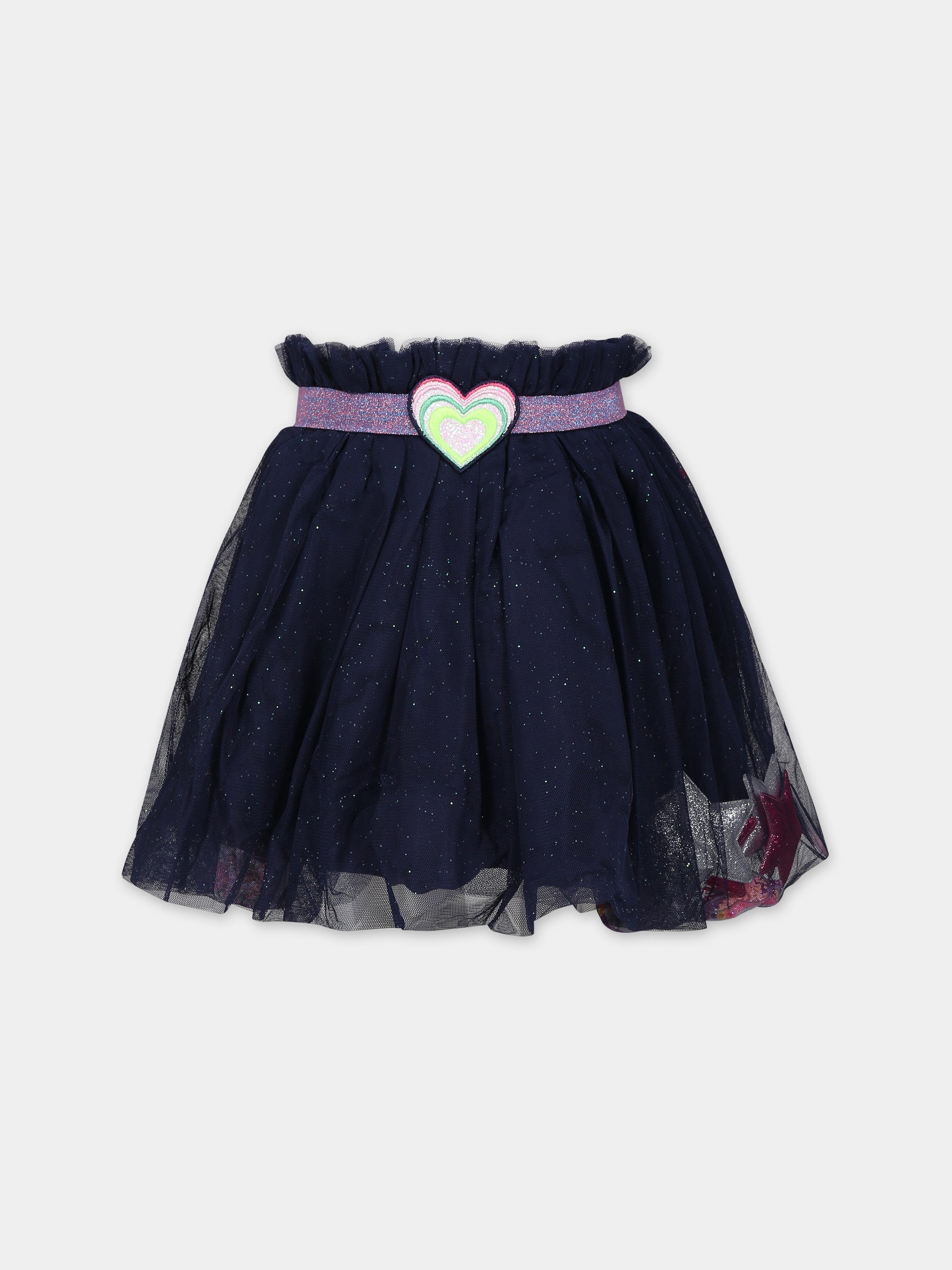 Gonna elegante blu per bambina,Billieblush,U13362 85T