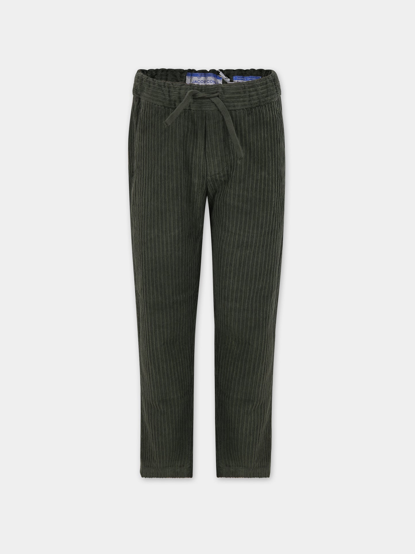 Pantaloni verdi per bambino con logo,Jacob Cohen,HMPA007 0 VE130 1004