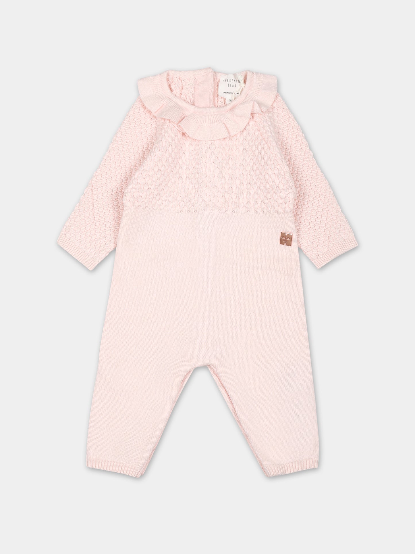 Tutina rosa per neonata,Carrement Beau,Y94300 43B