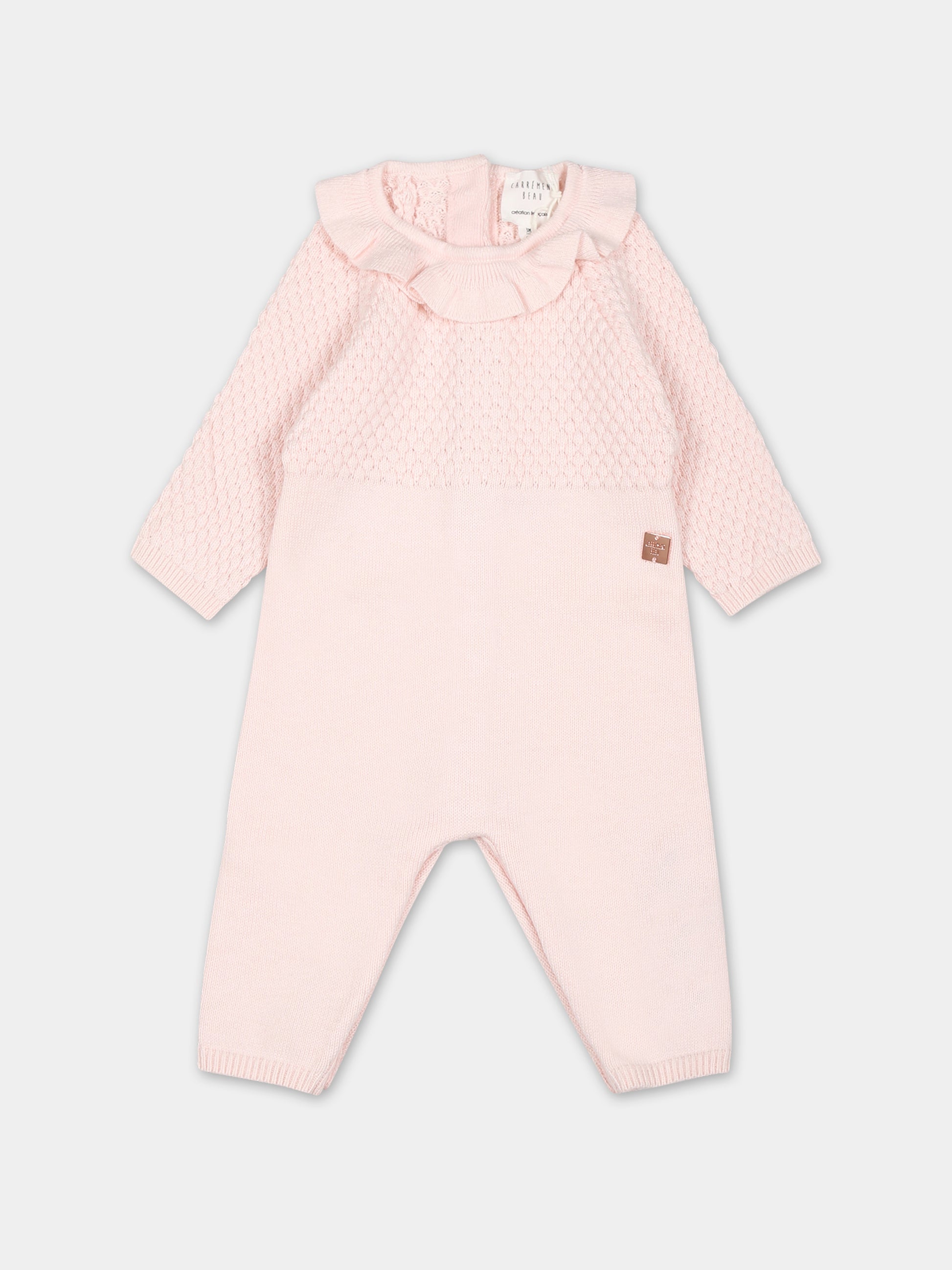 Tutina rosa per neonata,Carrement Beau,Y94300 43B