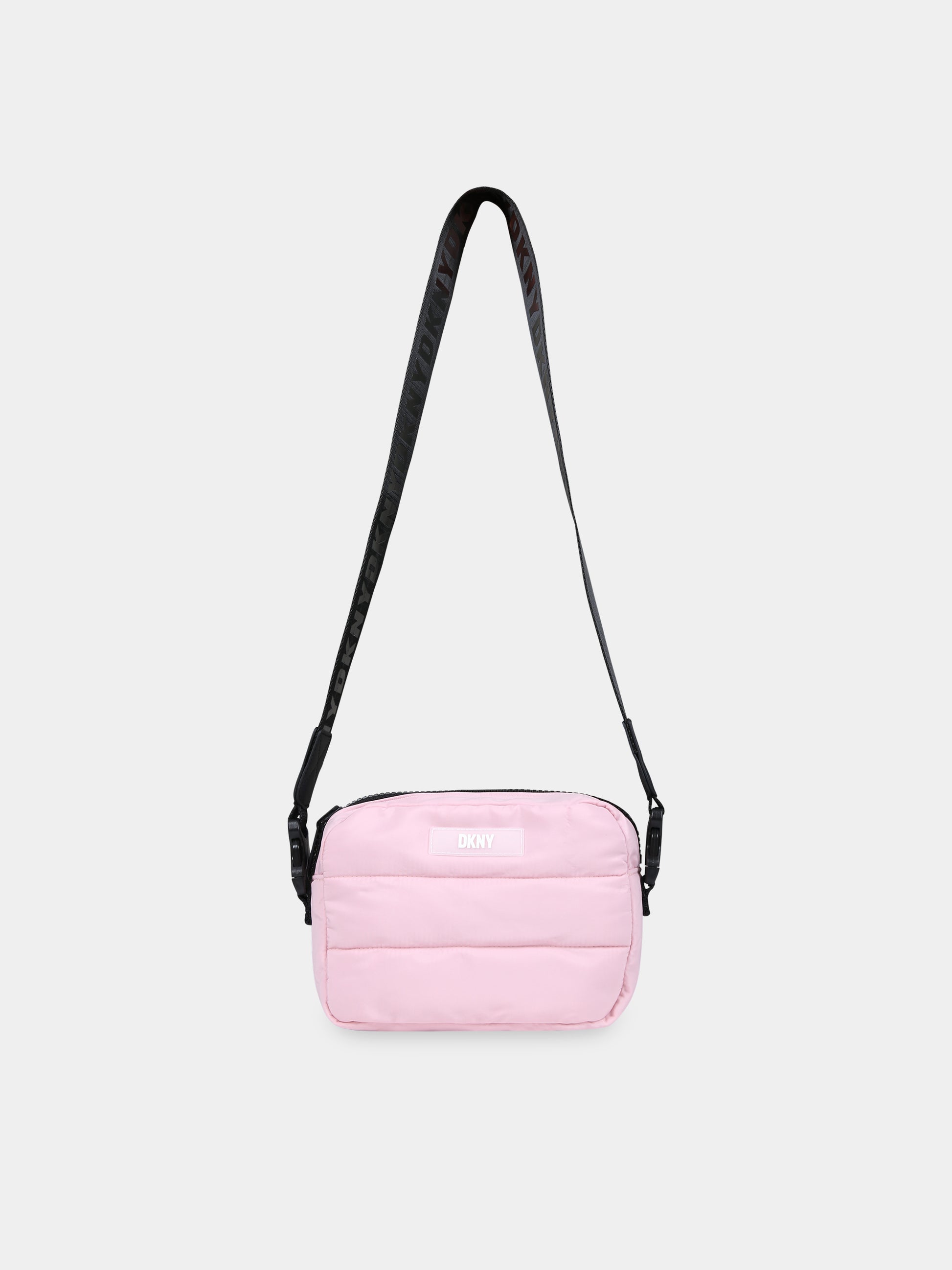 Borsa viola per bambina con logo,Dkny,D30573 910