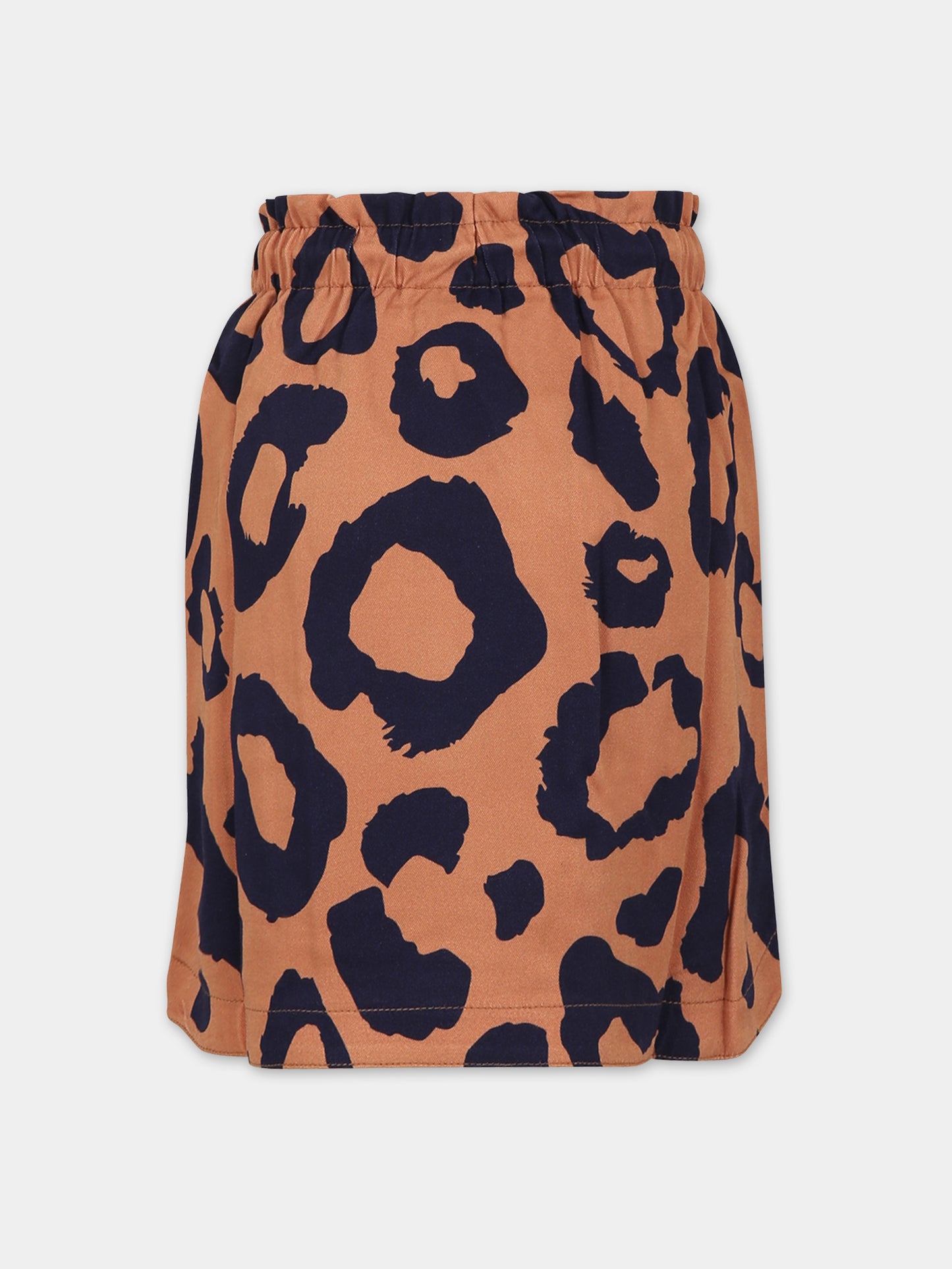 Gonna casual multicolor con stampa maculata,Little Marc Jacobs,W13140 Z41