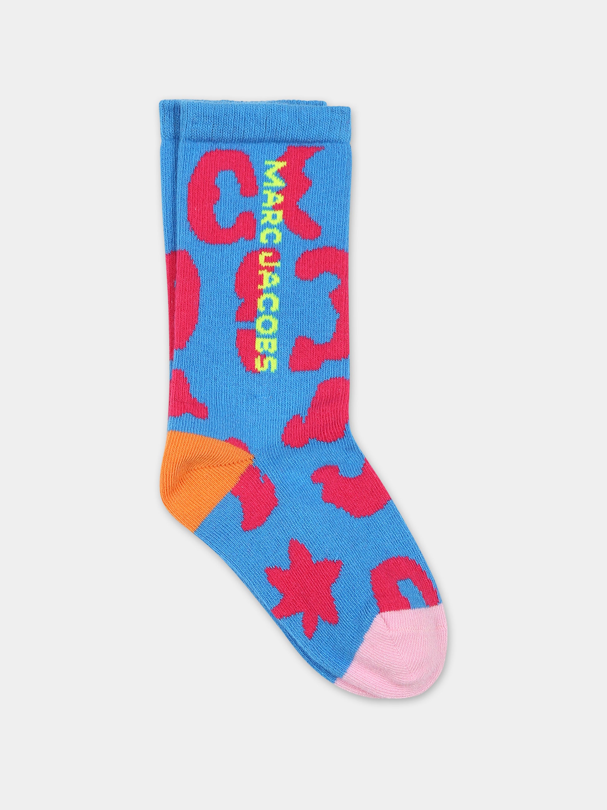 Calzini  multicolor per bambina,Little Marc Jacobs,W10219 83E